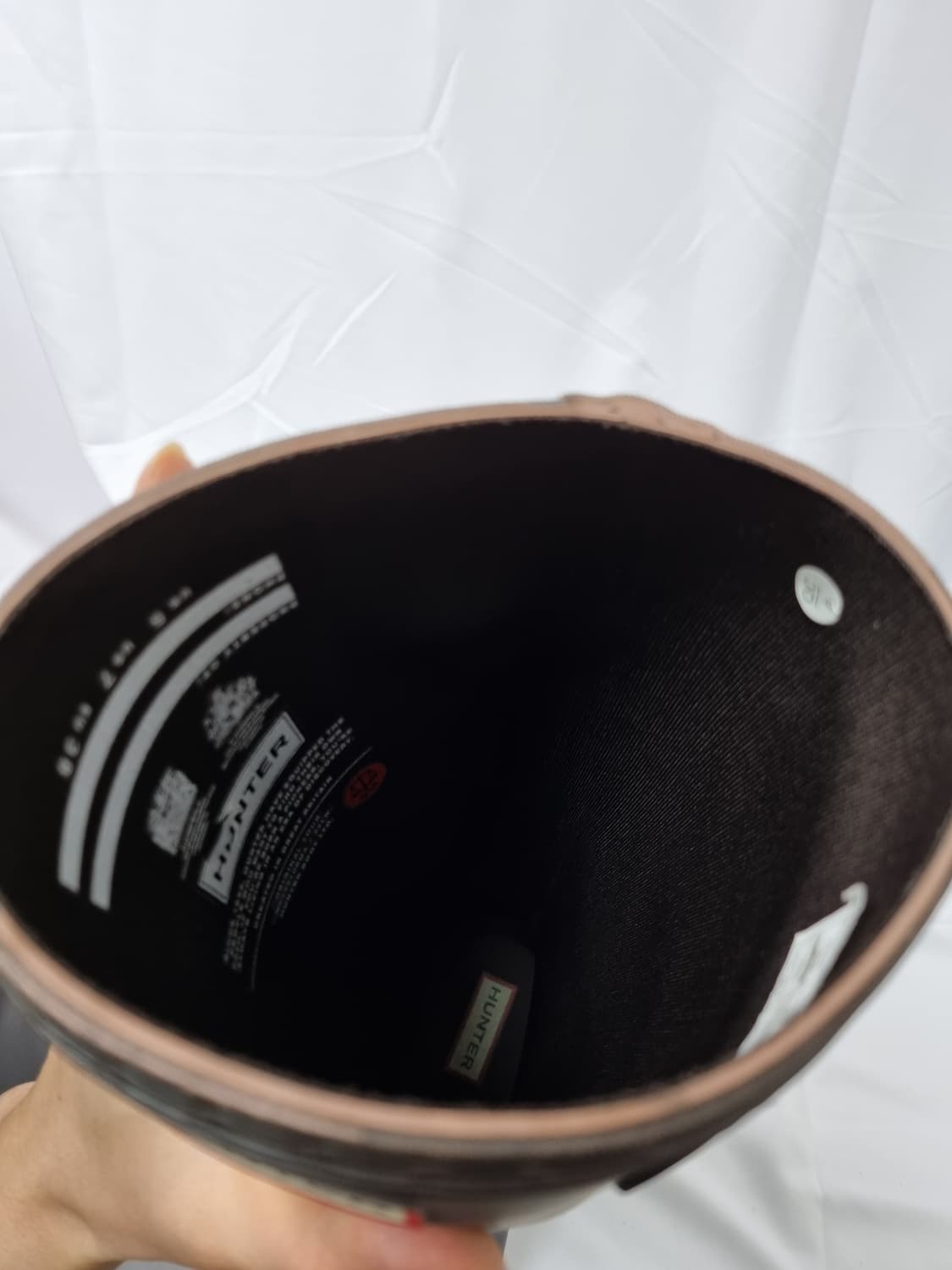 Uk5 240 헌터 롱 레인 부츠 장화 초코릿 브라운 상품이미지6