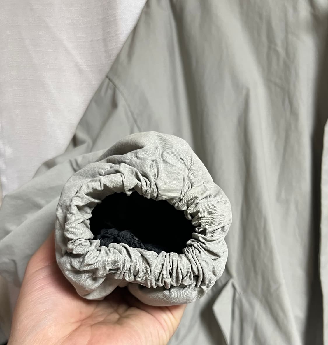 ETHOS 에토스 오버핏 스탠드넥 크롭 자켓 점퍼 2XL 상품이미지3