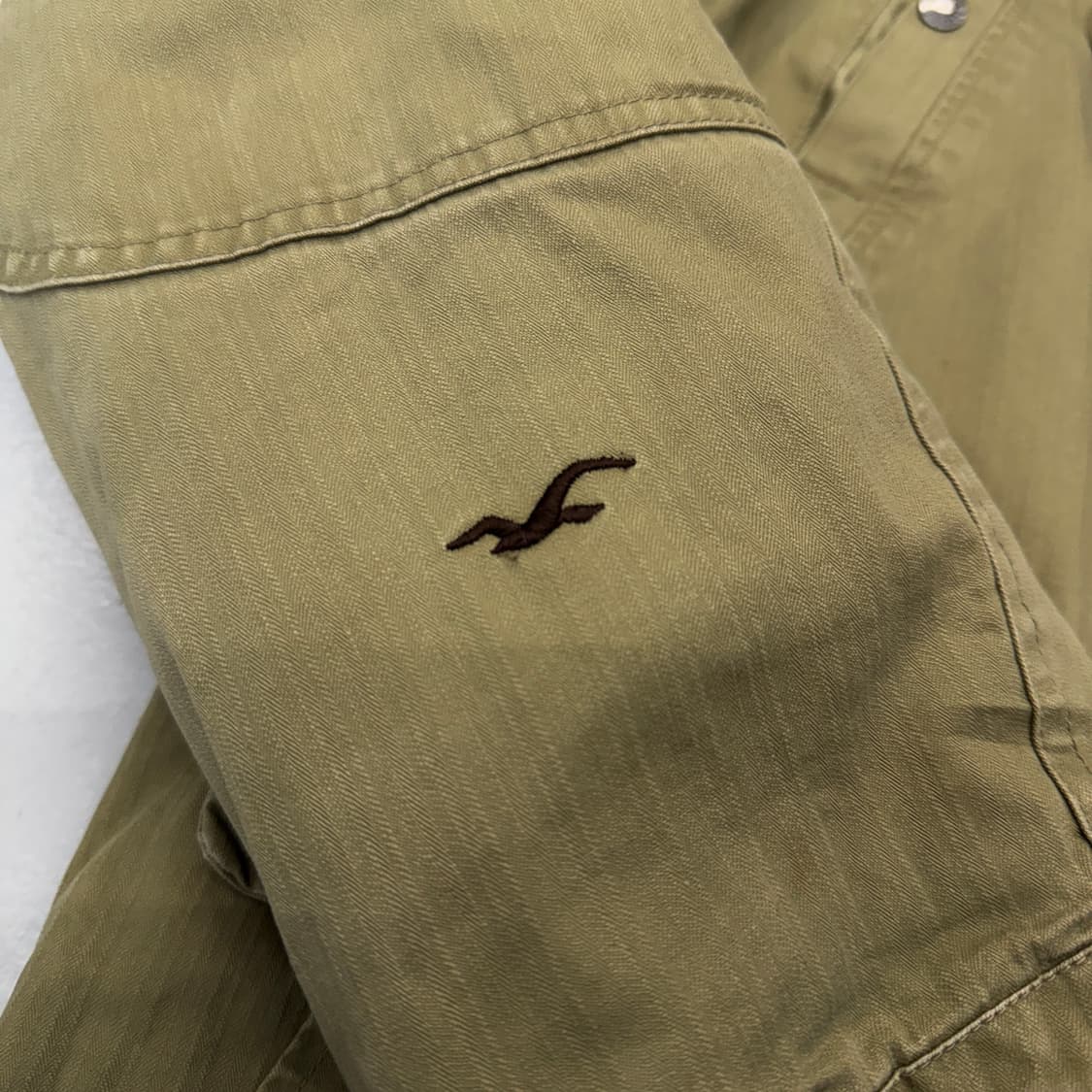 홀리스터 Y2K 퍼 하이넥 밀리터리 야상 자켓 상품이미지6