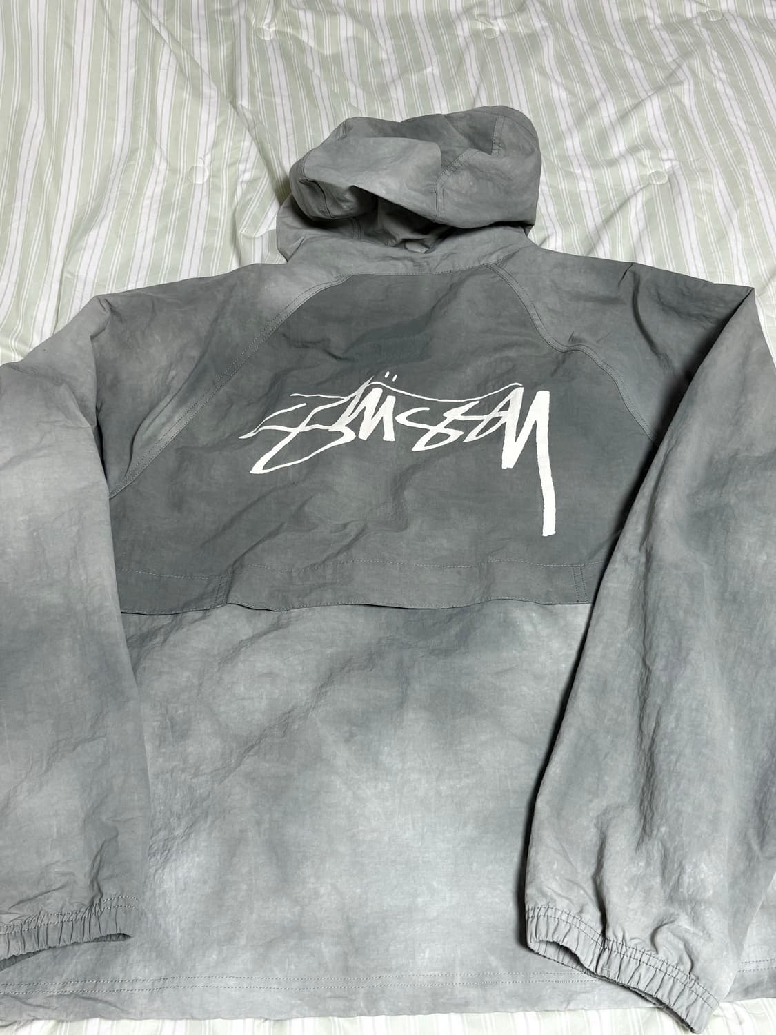 스투시 웨이브 다이 비치 쉘 자켓 세이지 2XL 상품이미지2