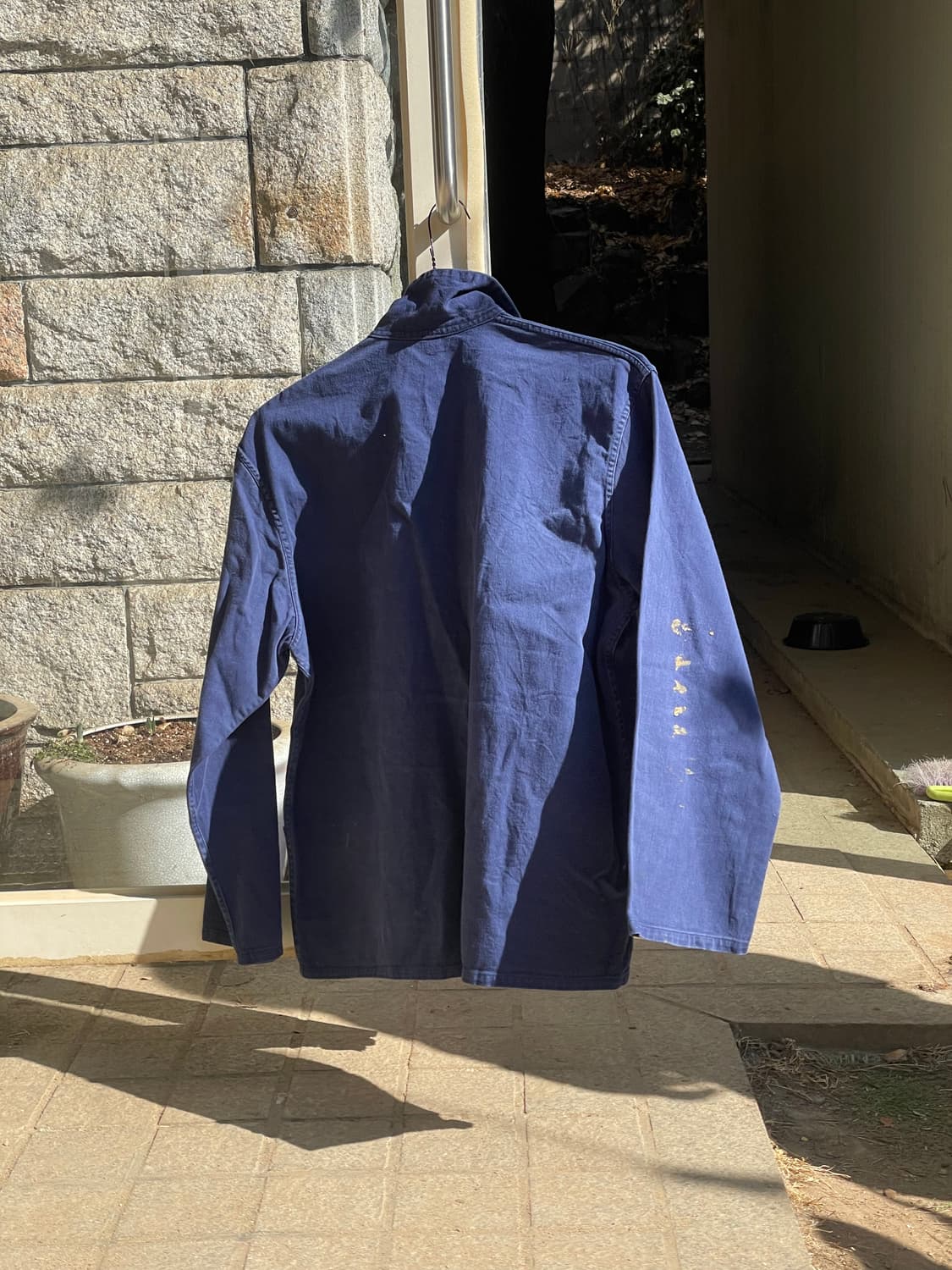 80’s Indigo Cotton French Work Jacket 상품이미지4