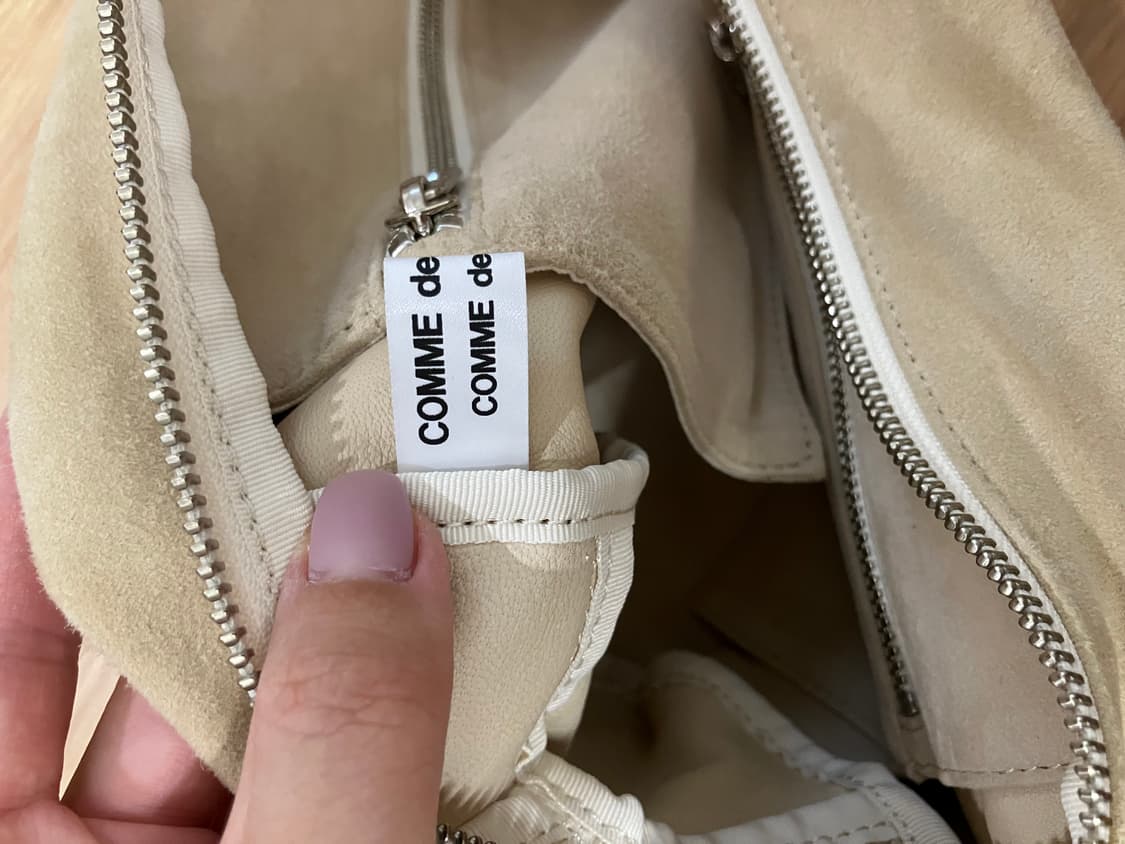 꼼데가르송 스웨이드백 베이지 S / 제니 가방 상품이미지4