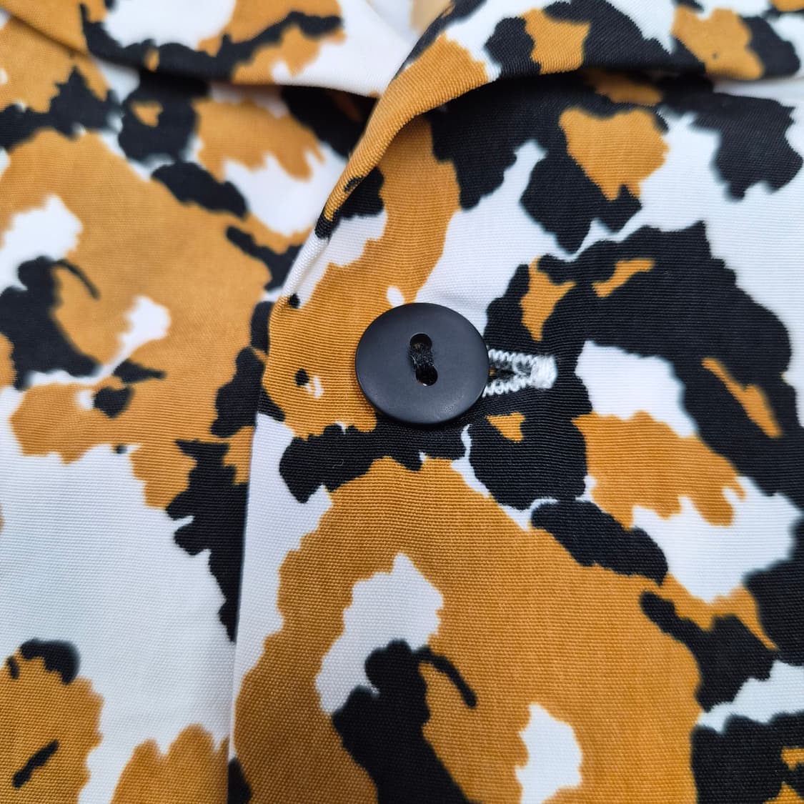 BEAMS Leopard Open Collar 반팔 셔츠 상품이미지4