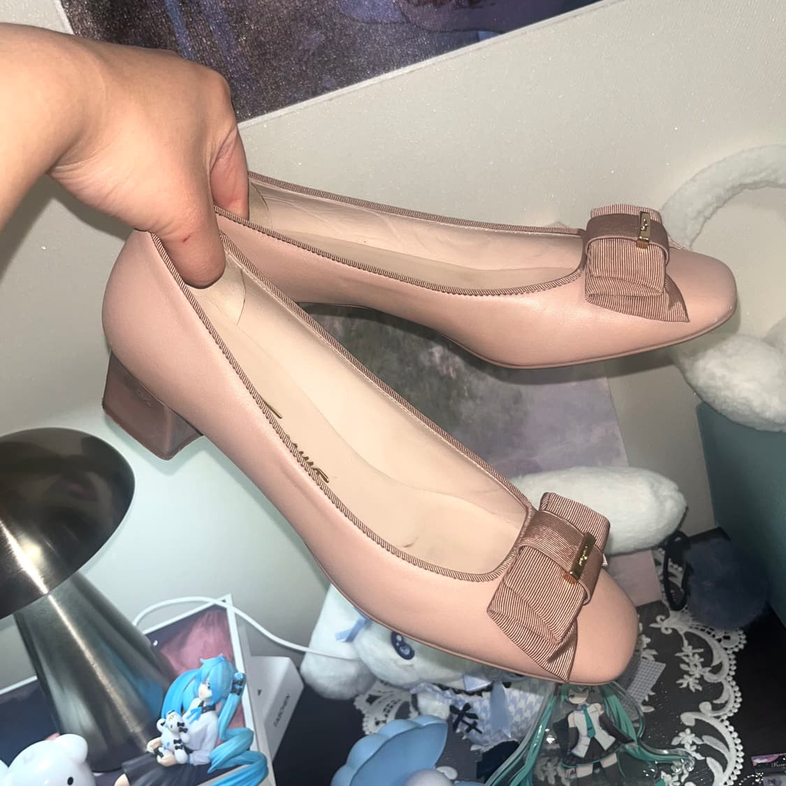 에겐녀깔 페라가모 인디핑크 구두 230 상품이미지2