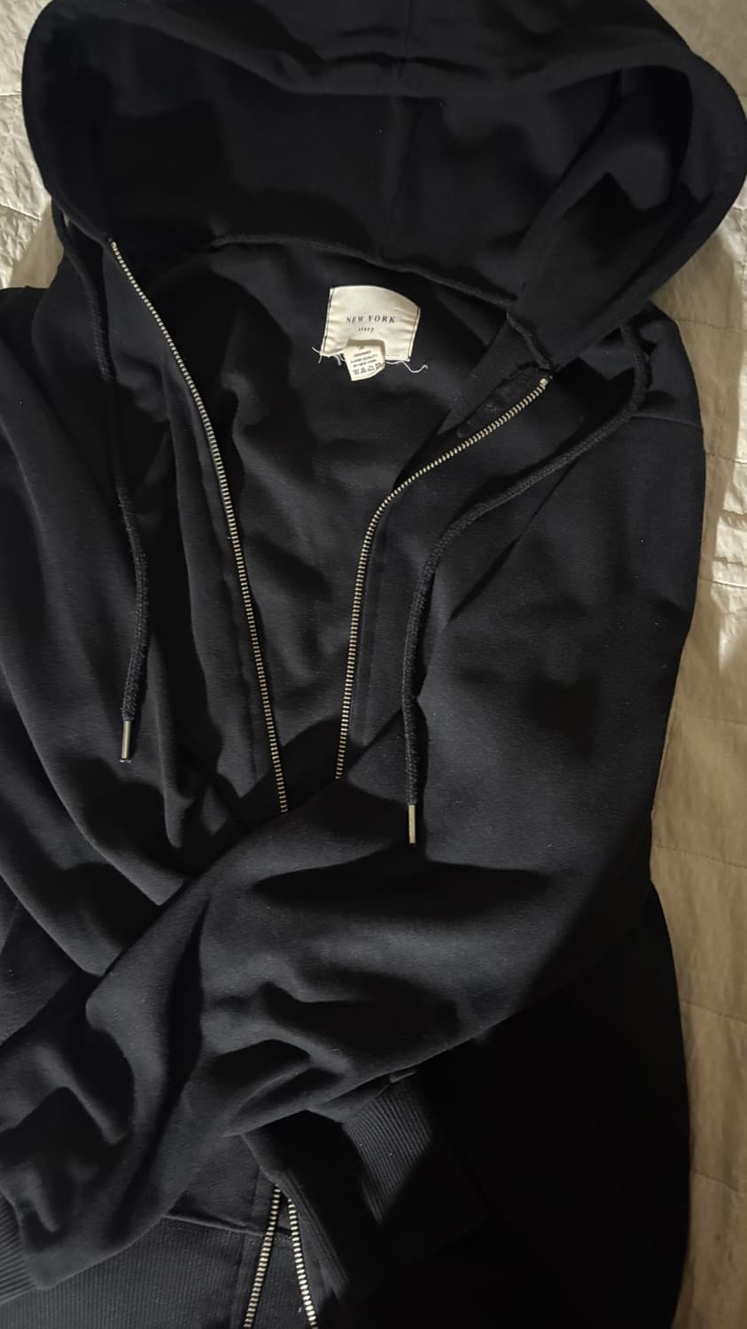 검정 후드집업 상품이미지1