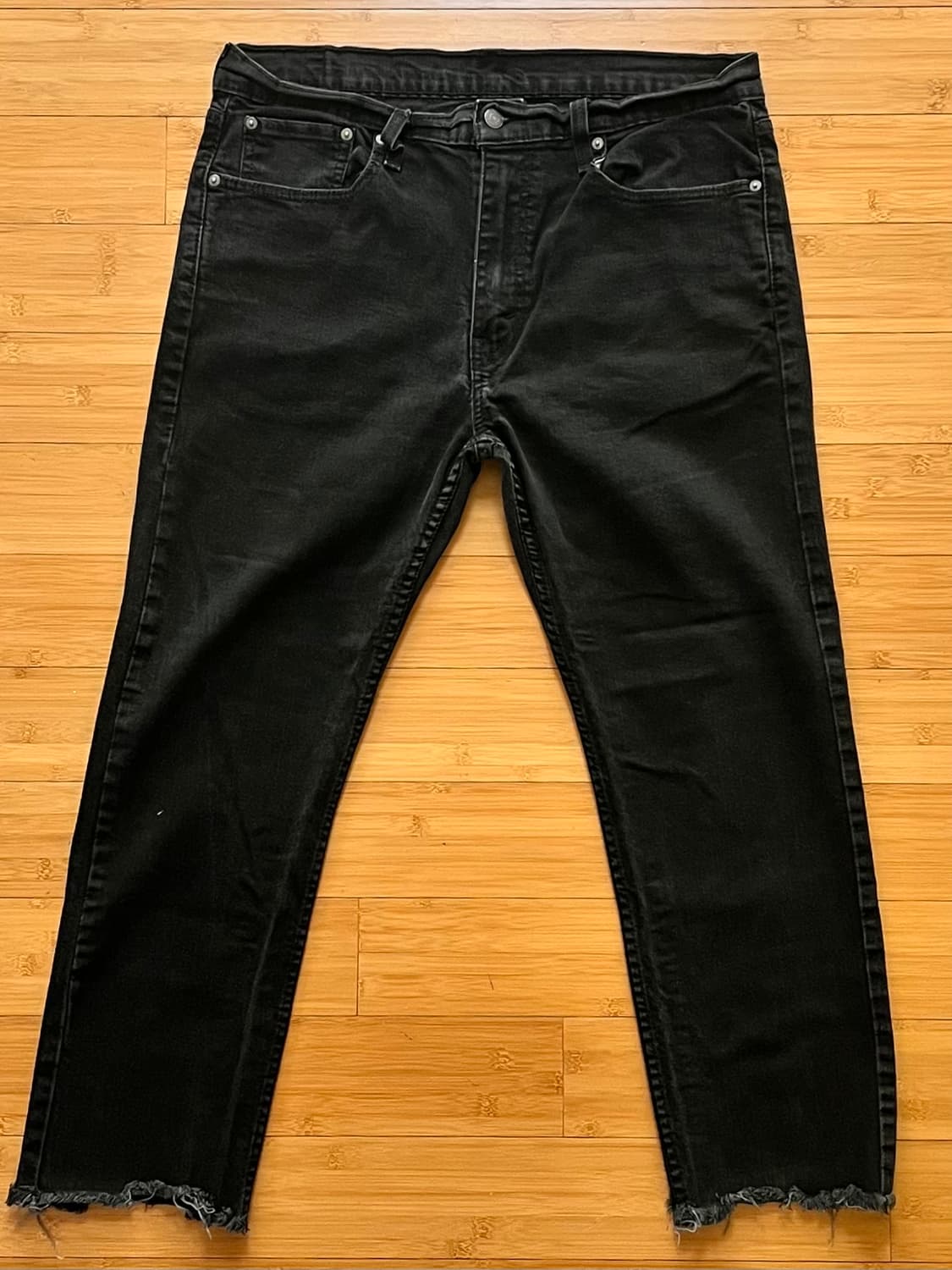 리바이스 502 블랙진 데님팬츠 W36 L32 상품이미지2