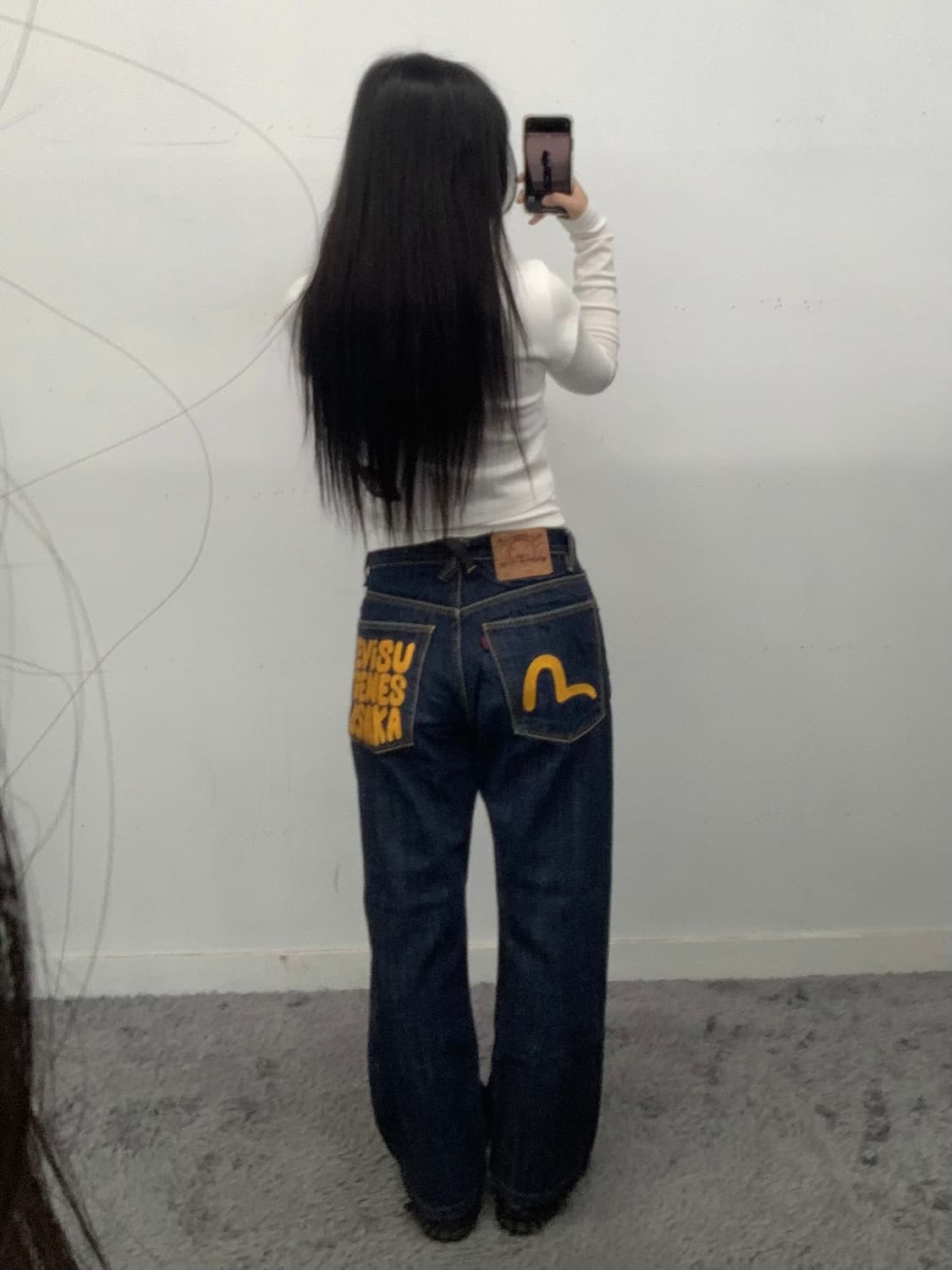 Evisu 오사카 패치 데님 팬츠 상품이미지1