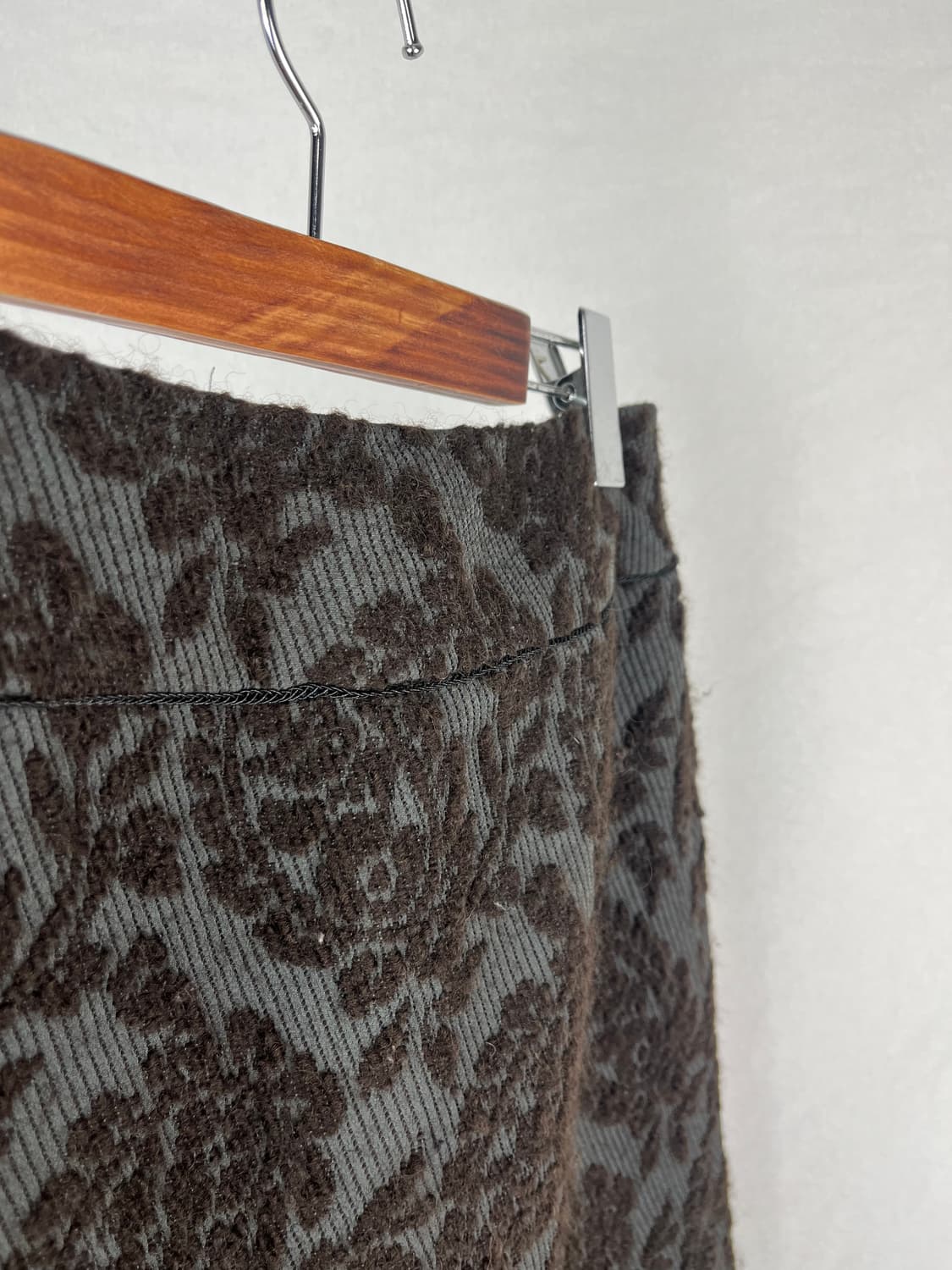 Scapa (maede in japan) 페이즐리 패턴 미디 스커트  상품이미지5