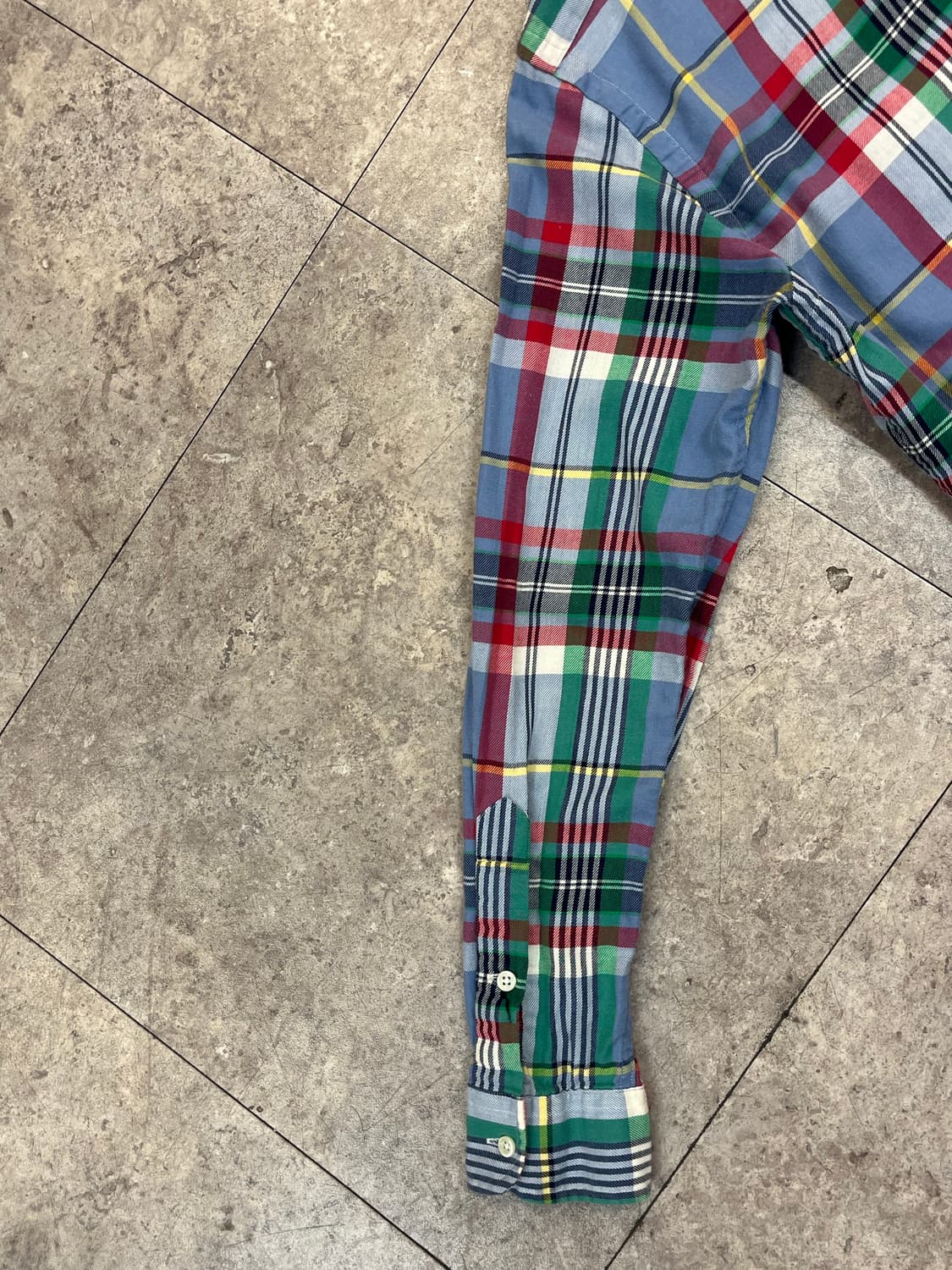 폴로 랄프로렌 체크 포켓 셔츠 스카이블루 M #csz3023 상품이미지9