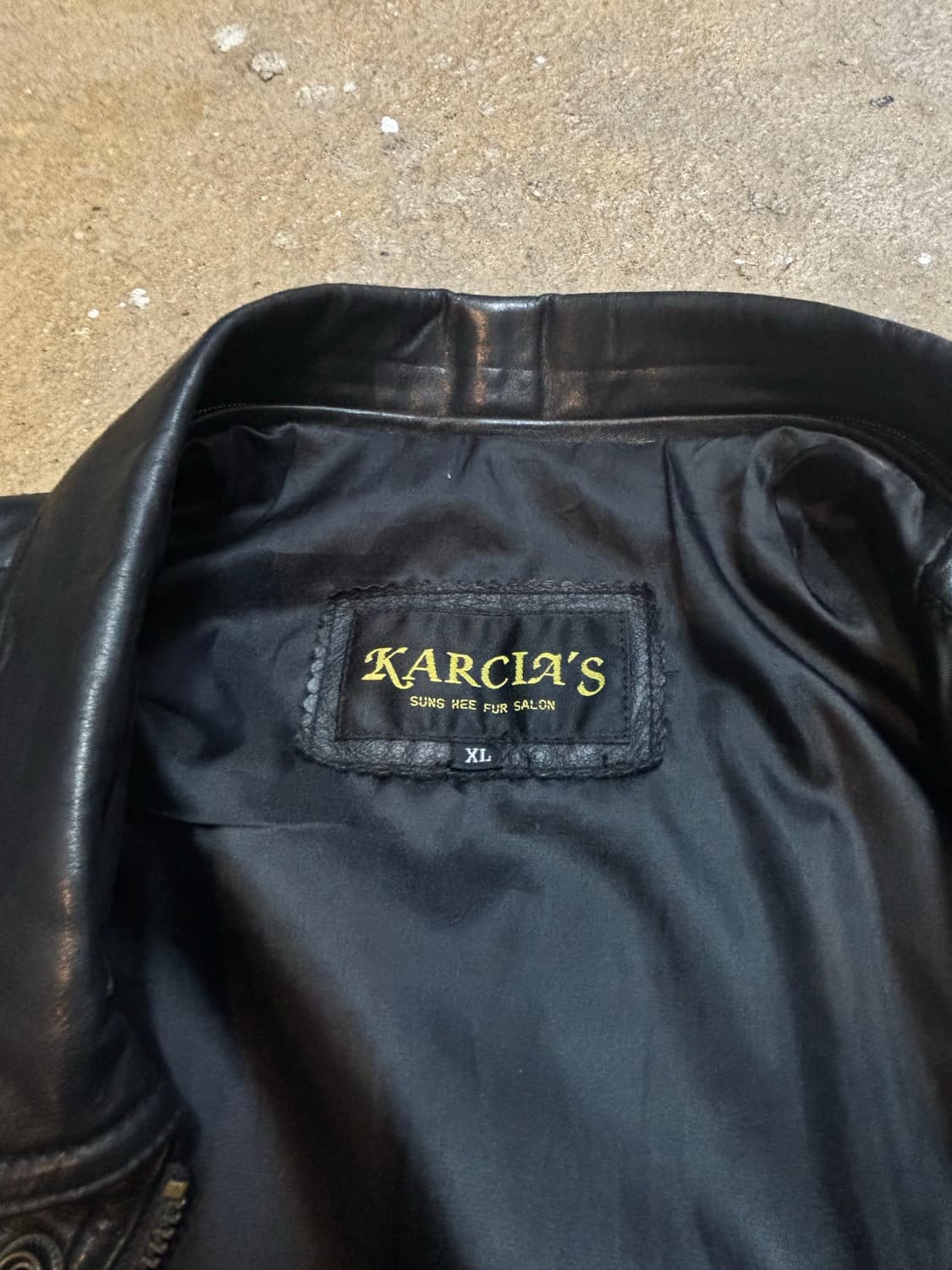 빈티지 가죽 자켓 상품이미지5