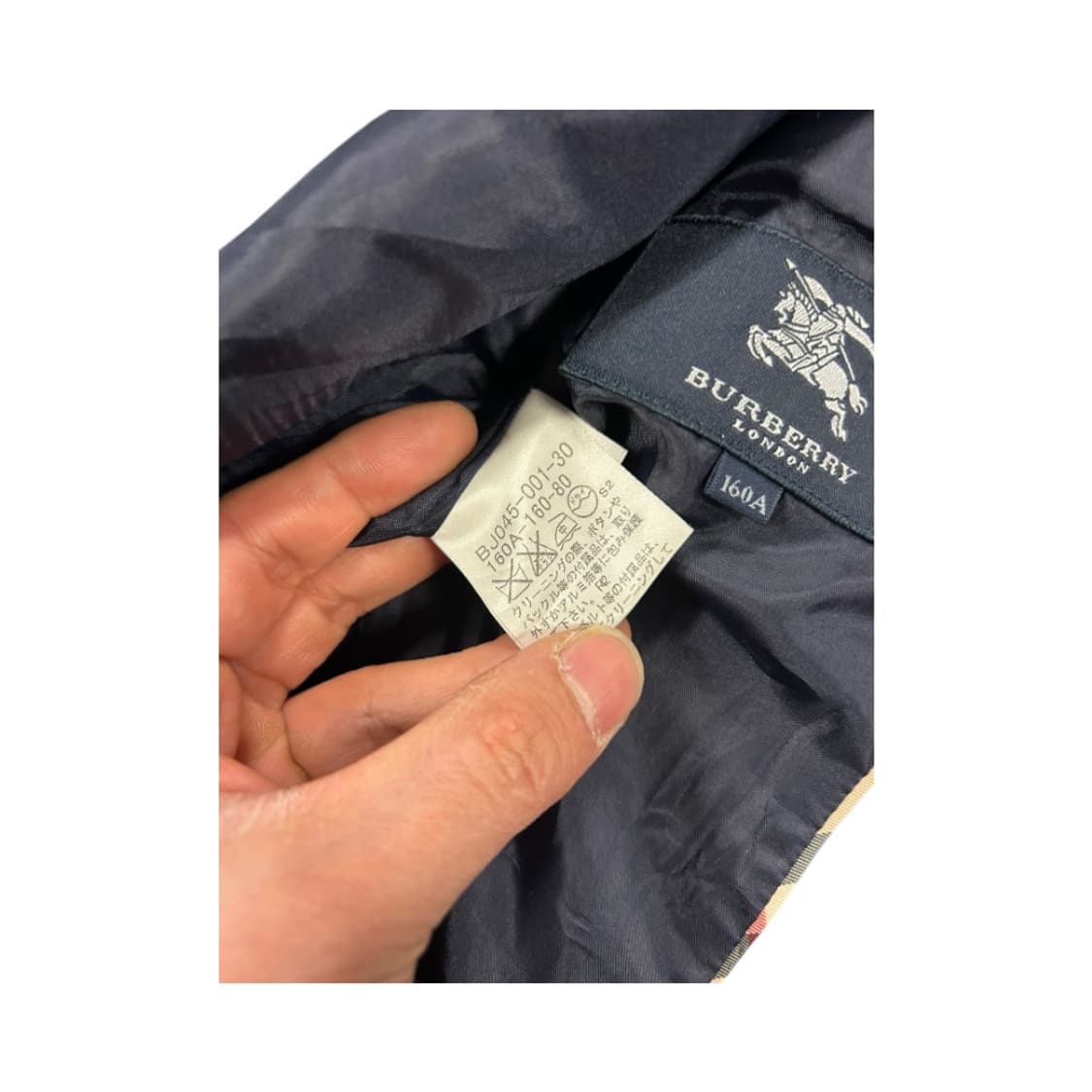 W-M) 버버리 네이비 금장 크레스트 블레이저 OB-P-- 상품이미지5