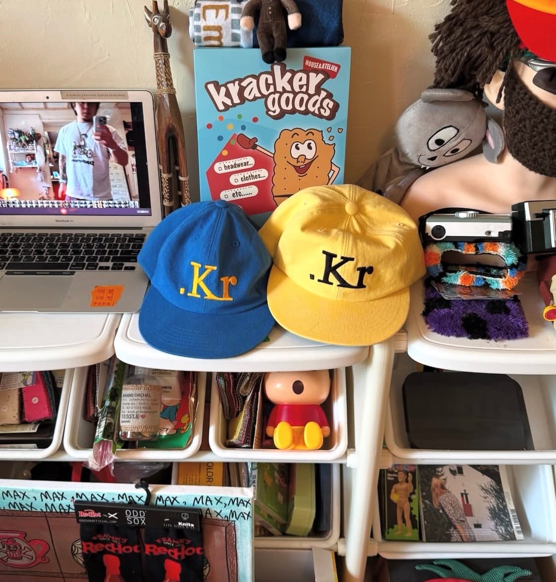 크래커하우스 캡 옐로우 상품이미지1