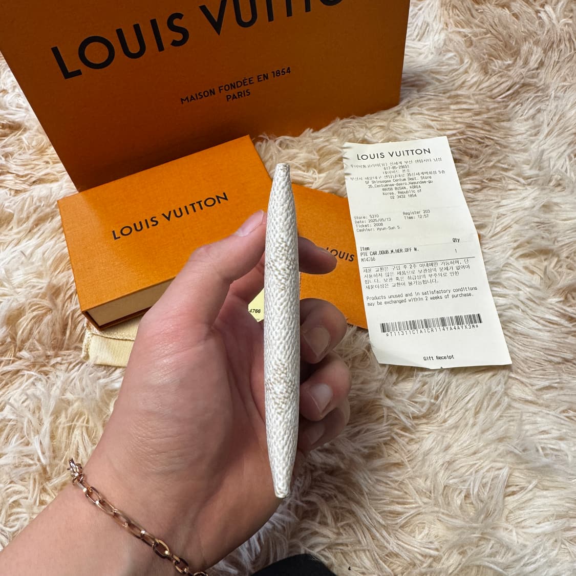 [새상품 / 백화점판] 루이비통 더블 카드 홀더 카드지갑 상품이미지6