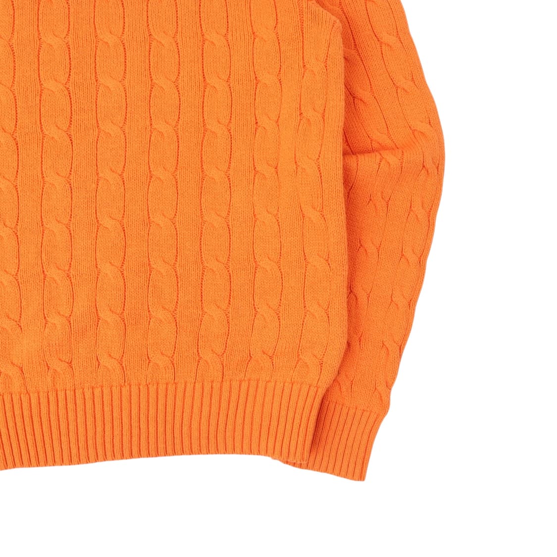 폴로 랄프로렌 QR 오렌지 케이블 니트 상품이미지3