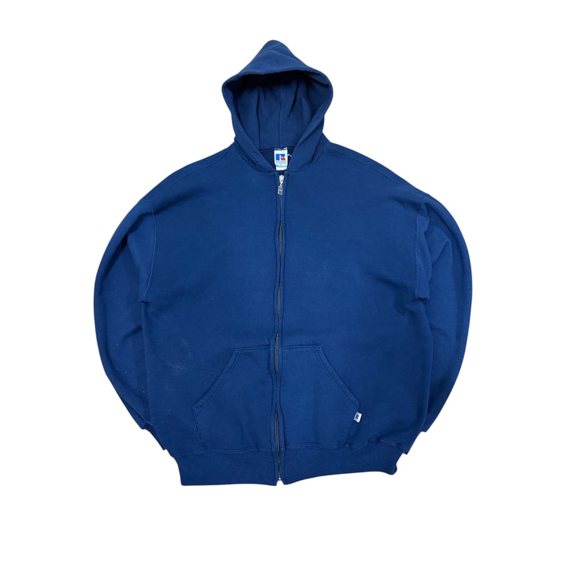 90s 빈티지 러셀 후드집업 네이비 상품이미지1