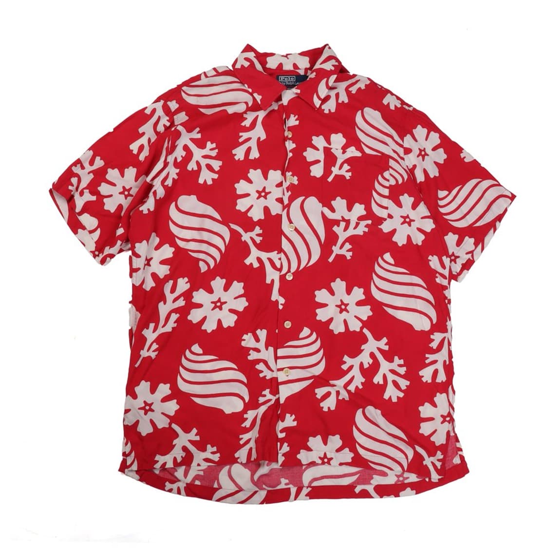 90’s USA Polo  Adams Floral Half Shirt  상품이미지1