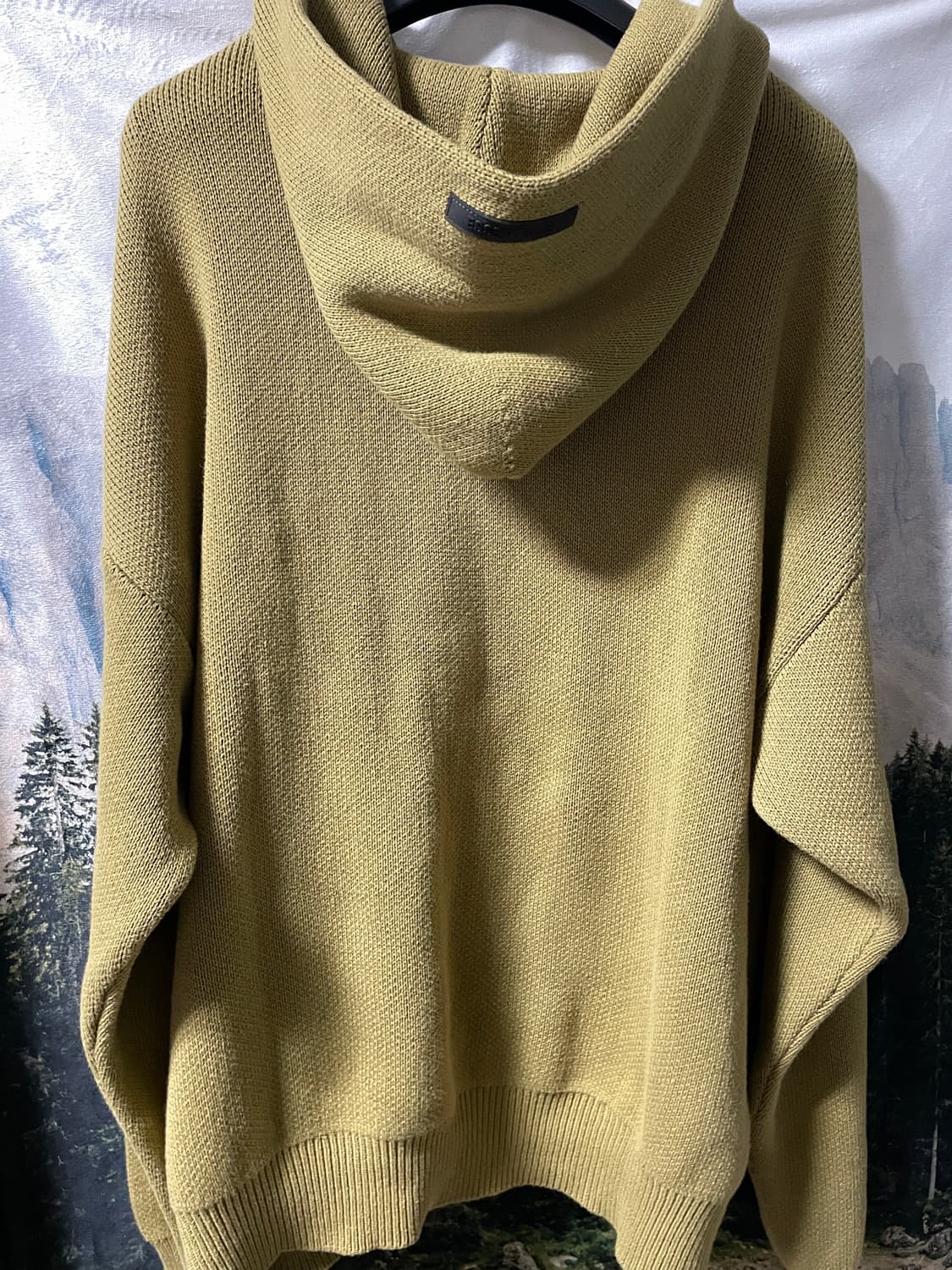 L 피오갓 에센셜 니트 후드 앰버 상품이미지3