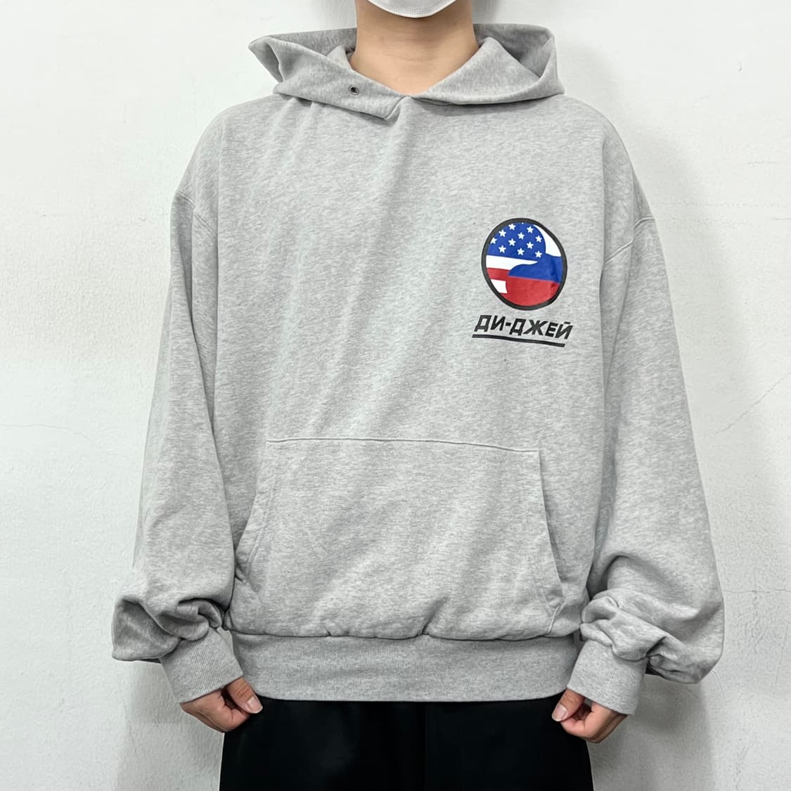 고샤 루브친스키 오버사이즈 DJ 후드 그레이 상품이미지1