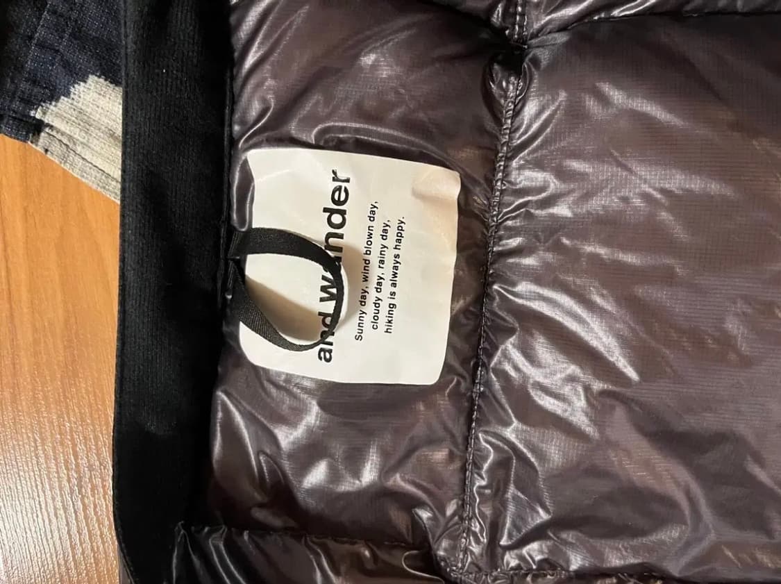 앤드원더 다이아몬드 퀼팅 패딩 베스트 블랙 XL(구성품 보유 새상품) 상품이미지5