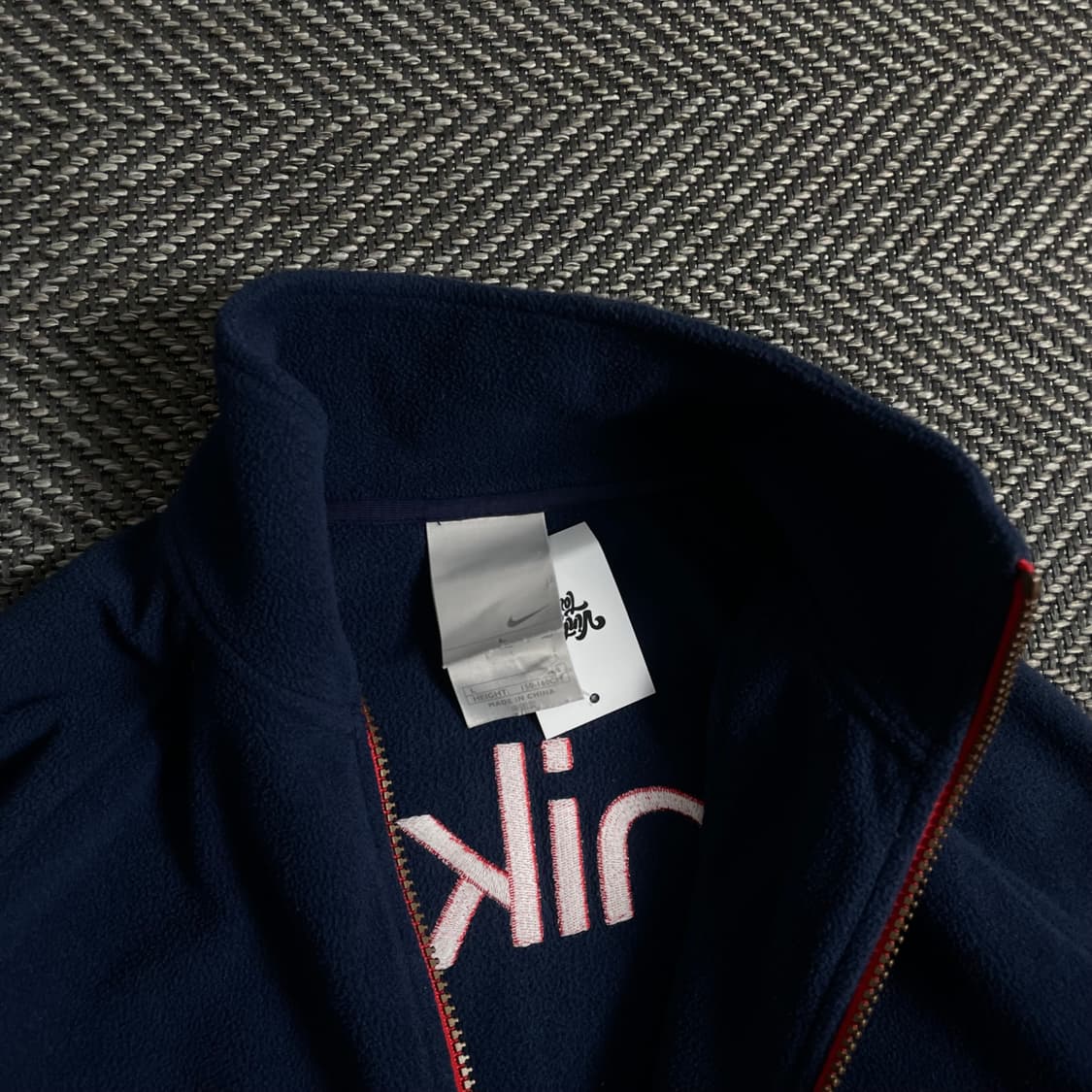 00s 나이키 빅로고 올드스쿨 플리스 자켓o 3643 상품이미지5