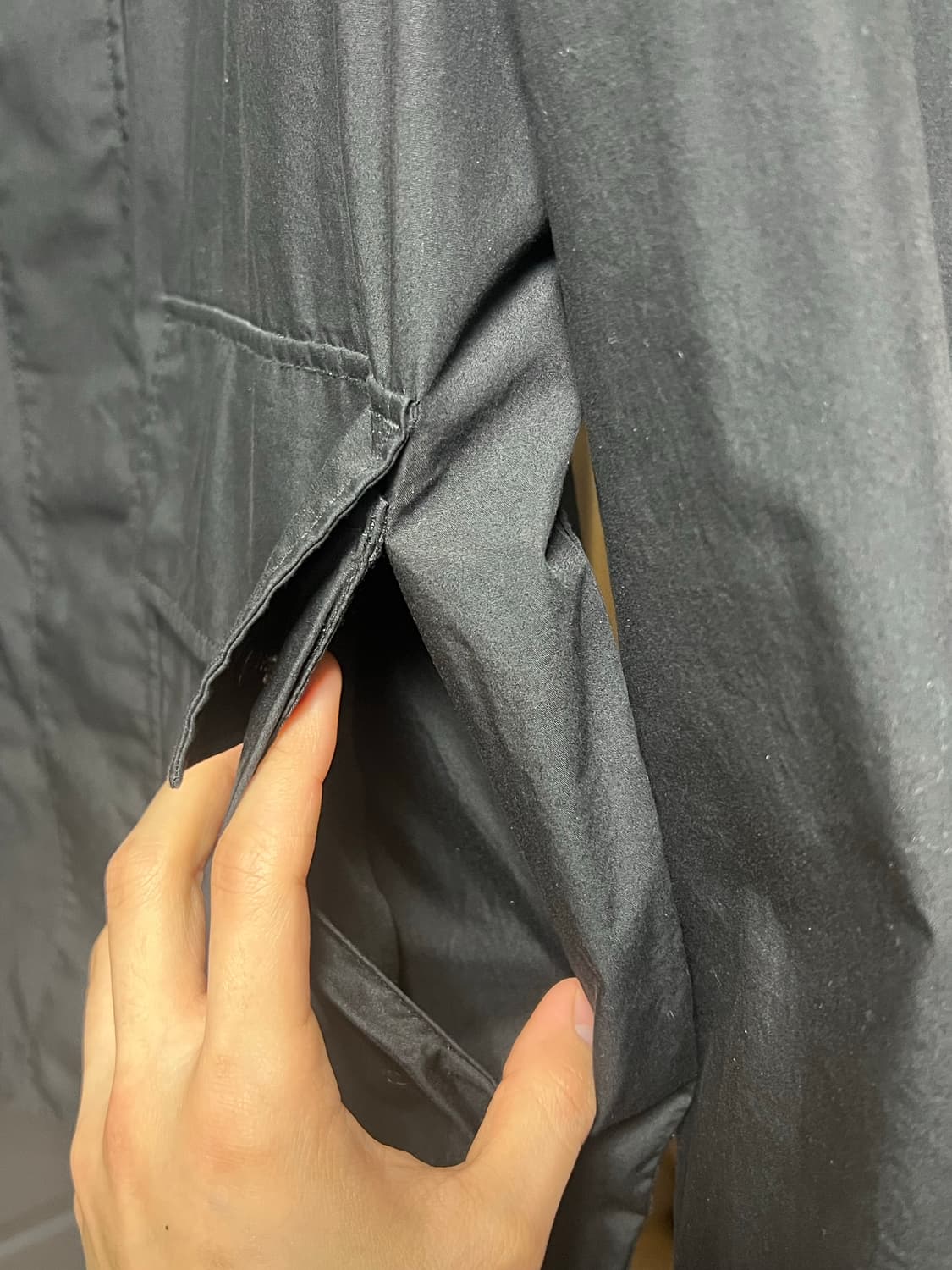 유니클로 C 코튼 쇼트 블루종 블랙 L 상품이미지5