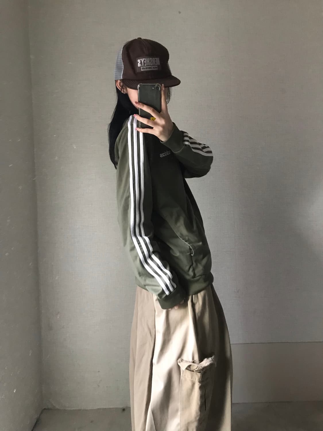 아디다스 카키 져지 상품이미지4