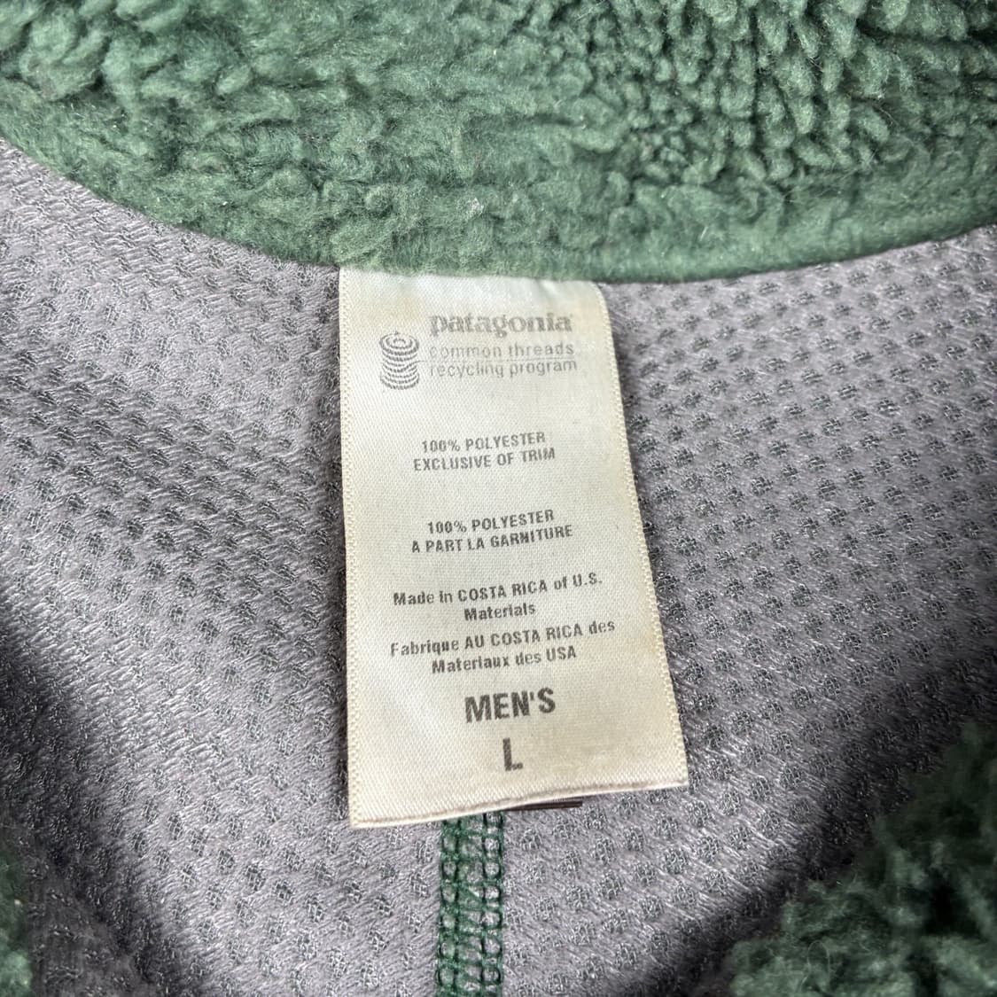 파타고니아 클래식 레트로-X 플리스 자켓 파일 그린 상품이미지4