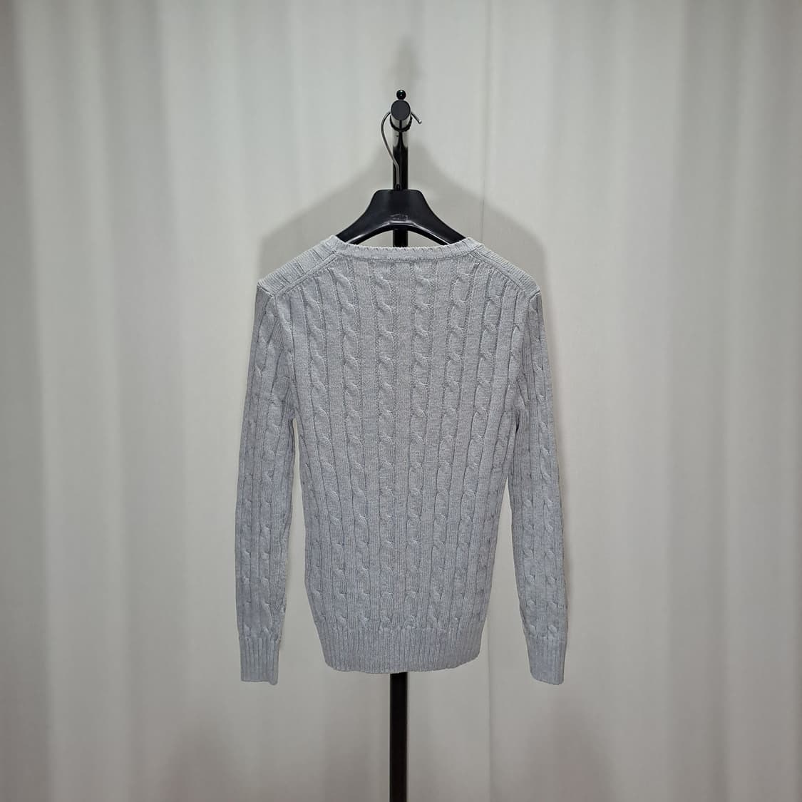 (택포) 폴로 케이블 화이트포니 니트 S B203 상품이미지4