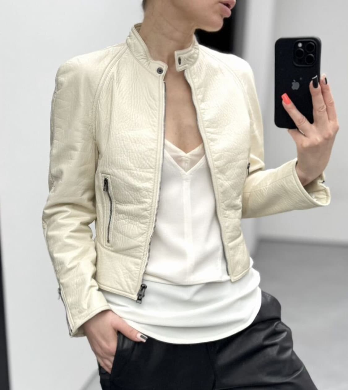 TOM FORD  톰 포드 블루종(레더-램스킨/라이닝-실크)해외발송 상품이미지1