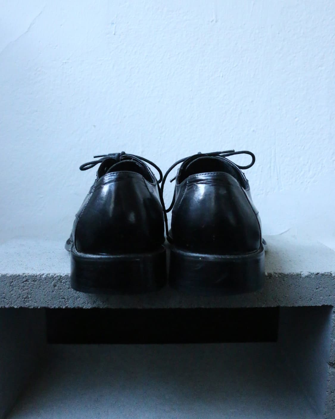 빈티지 블랙 레더 드레스 슈즈 상품이미지7