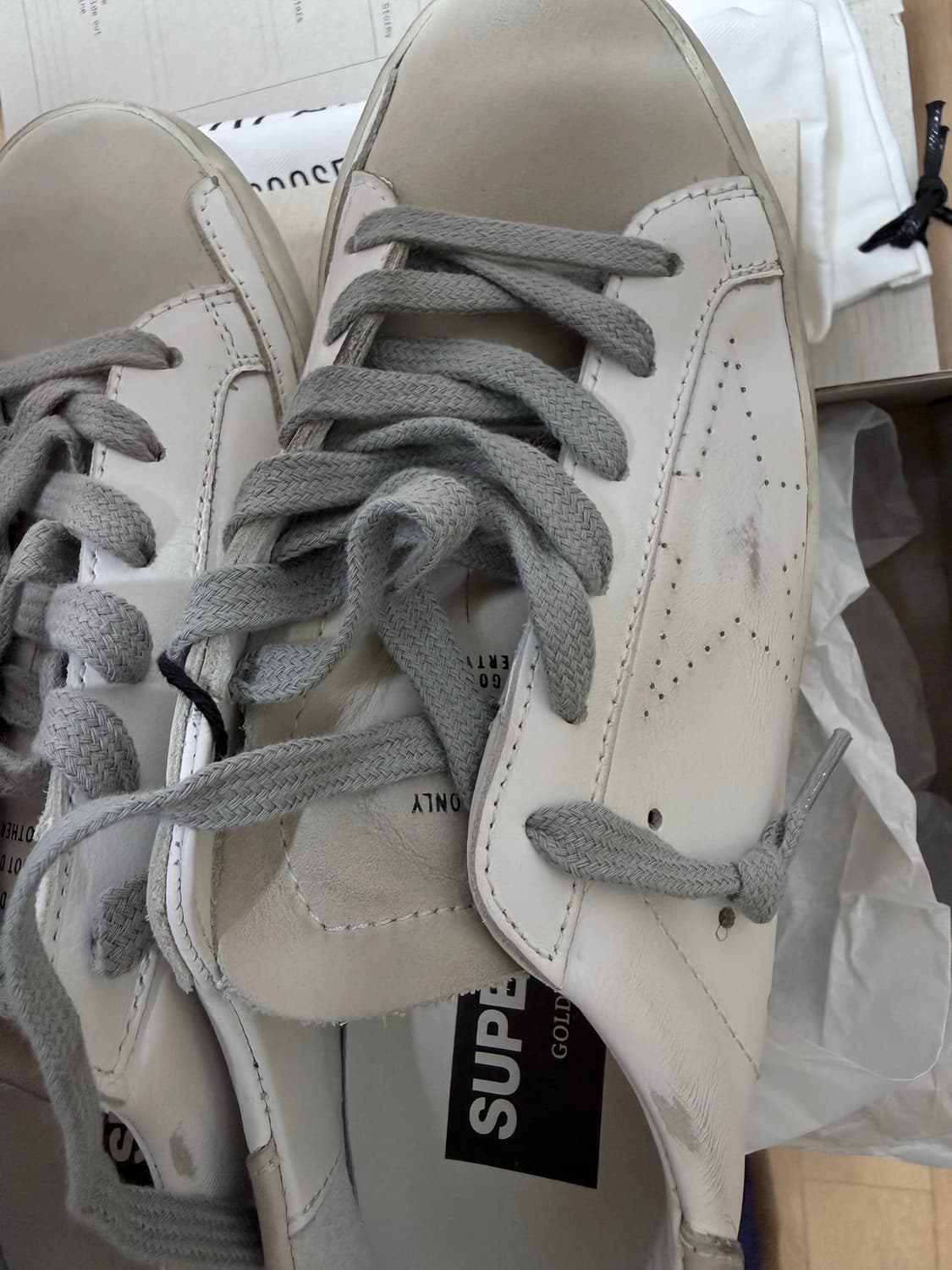 골든구스 슈퍼스타 스케이트 화이트 36 상품이미지2