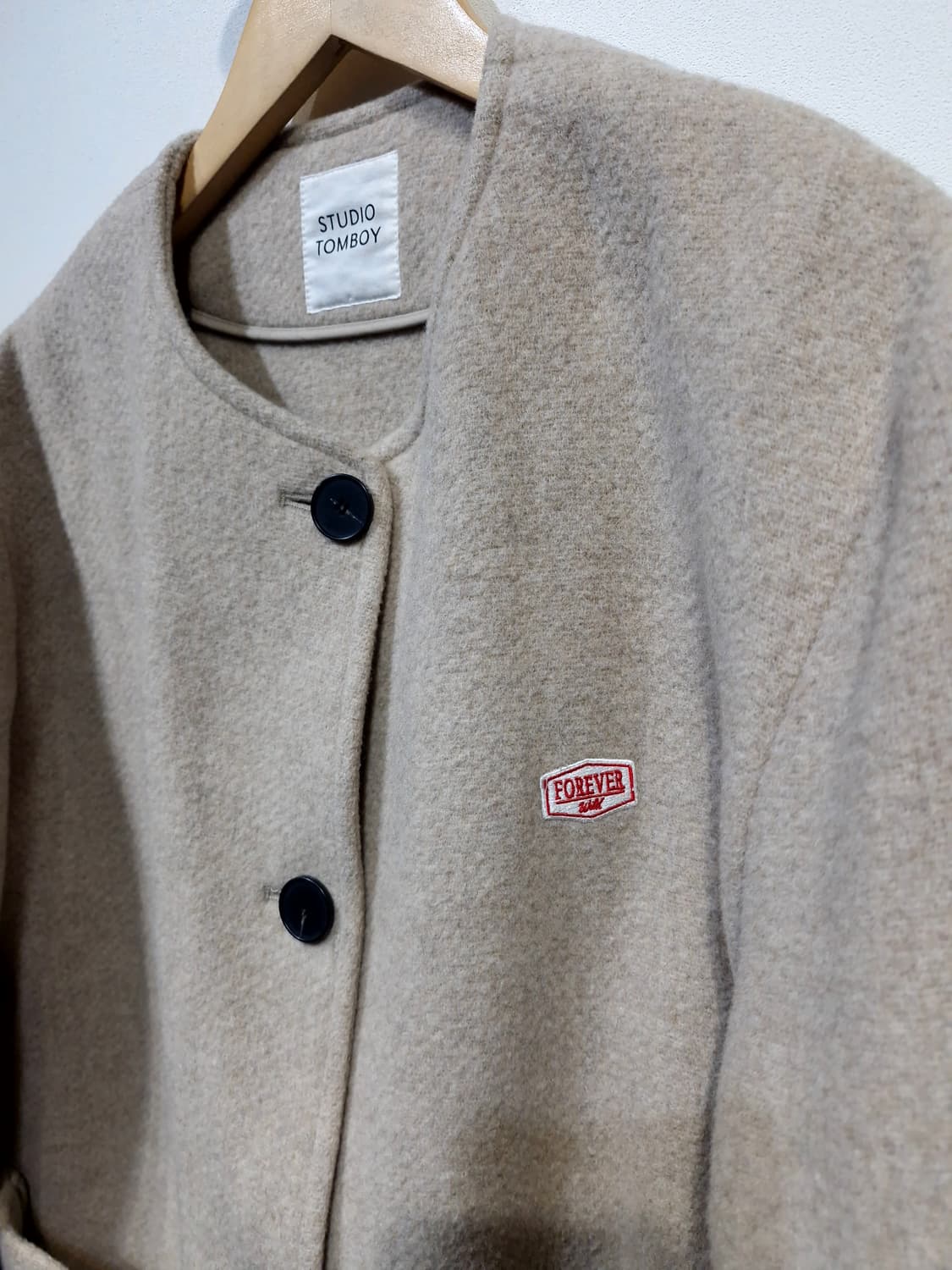 스튜디오톰보이 울 앙고라 카라리스 자켓(F) 상품이미지3