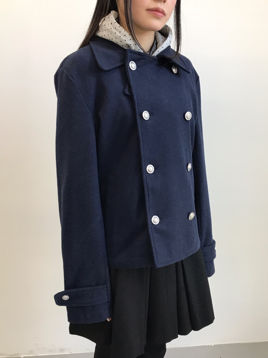 Jpn Classic Double Breasted Pea Coat 상품이미지3