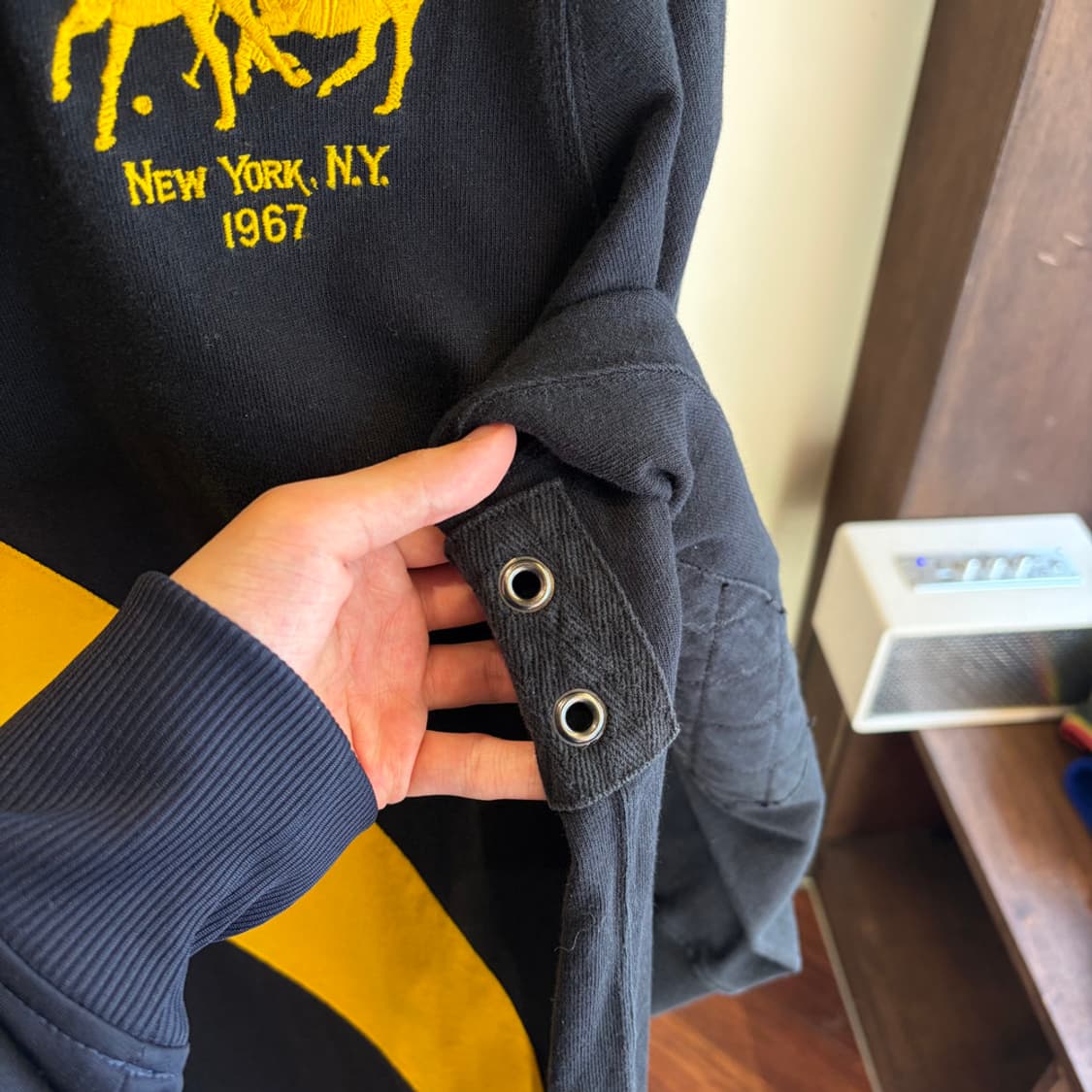 16095 - 폴로 랄프로렌 블랙 빅로고 럭비티 상품이미지8