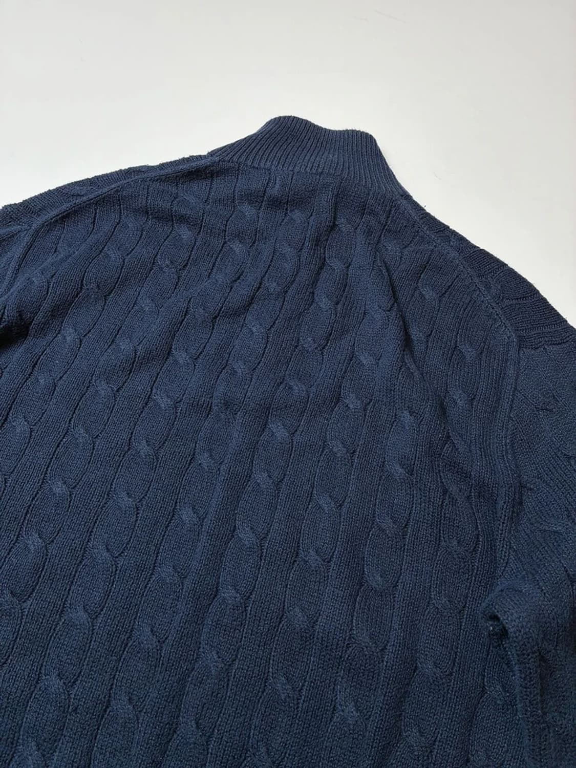 폴로 랄프로렌 꽈배기 하프 집 니트 PN8255 상품이미지5