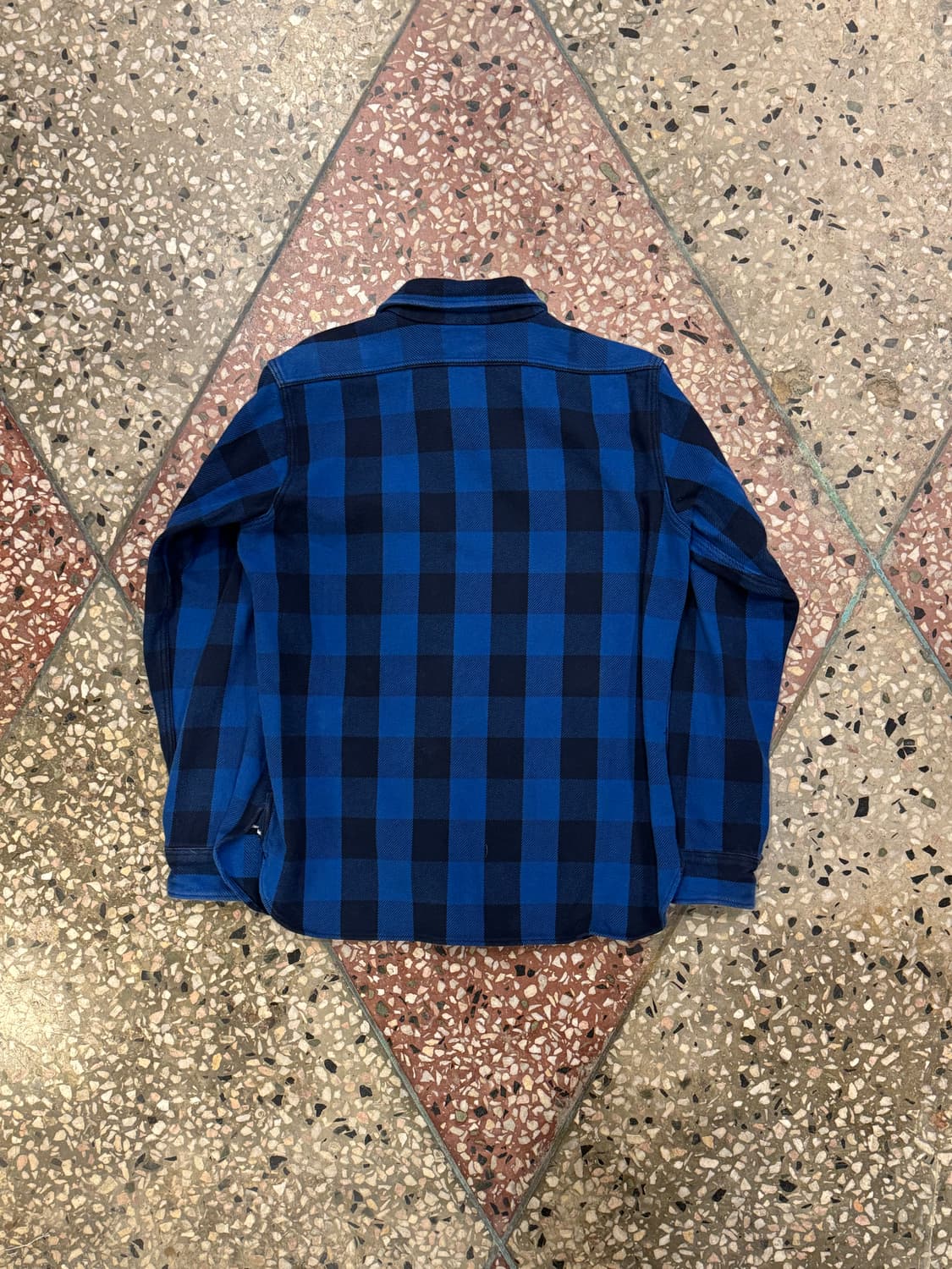 웨어하우스 버팔로체크 플란넬 셔츠 (XL) 상품이미지3