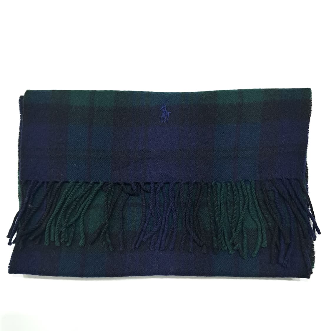 MX464 폴로 스코틀랜드판 램스울 블랙와치타탄 머플러 목도리 상품이미지7