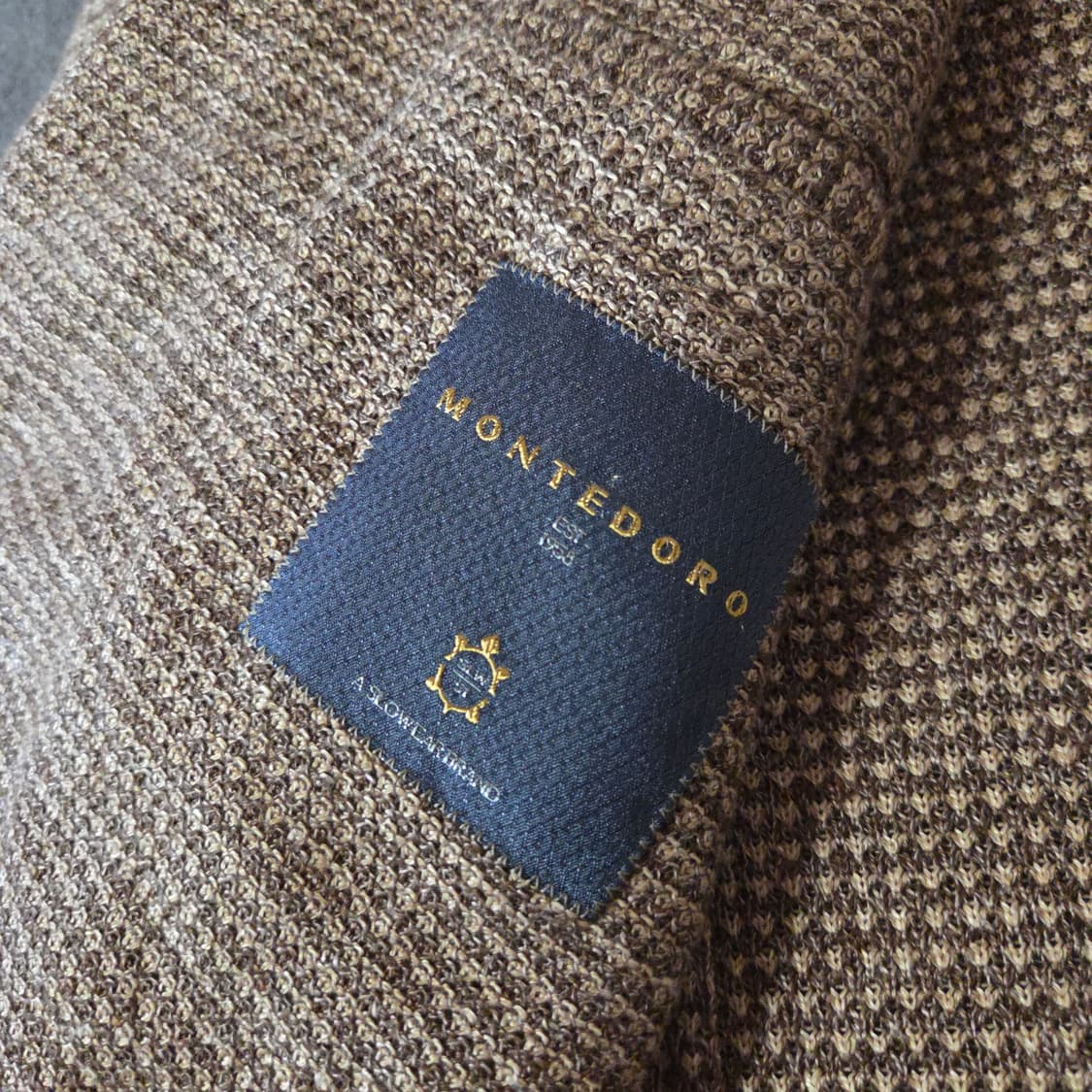 몬테도로 린넨 니트 컴포트 부클 블레이저 자켓 50 상품이미지6