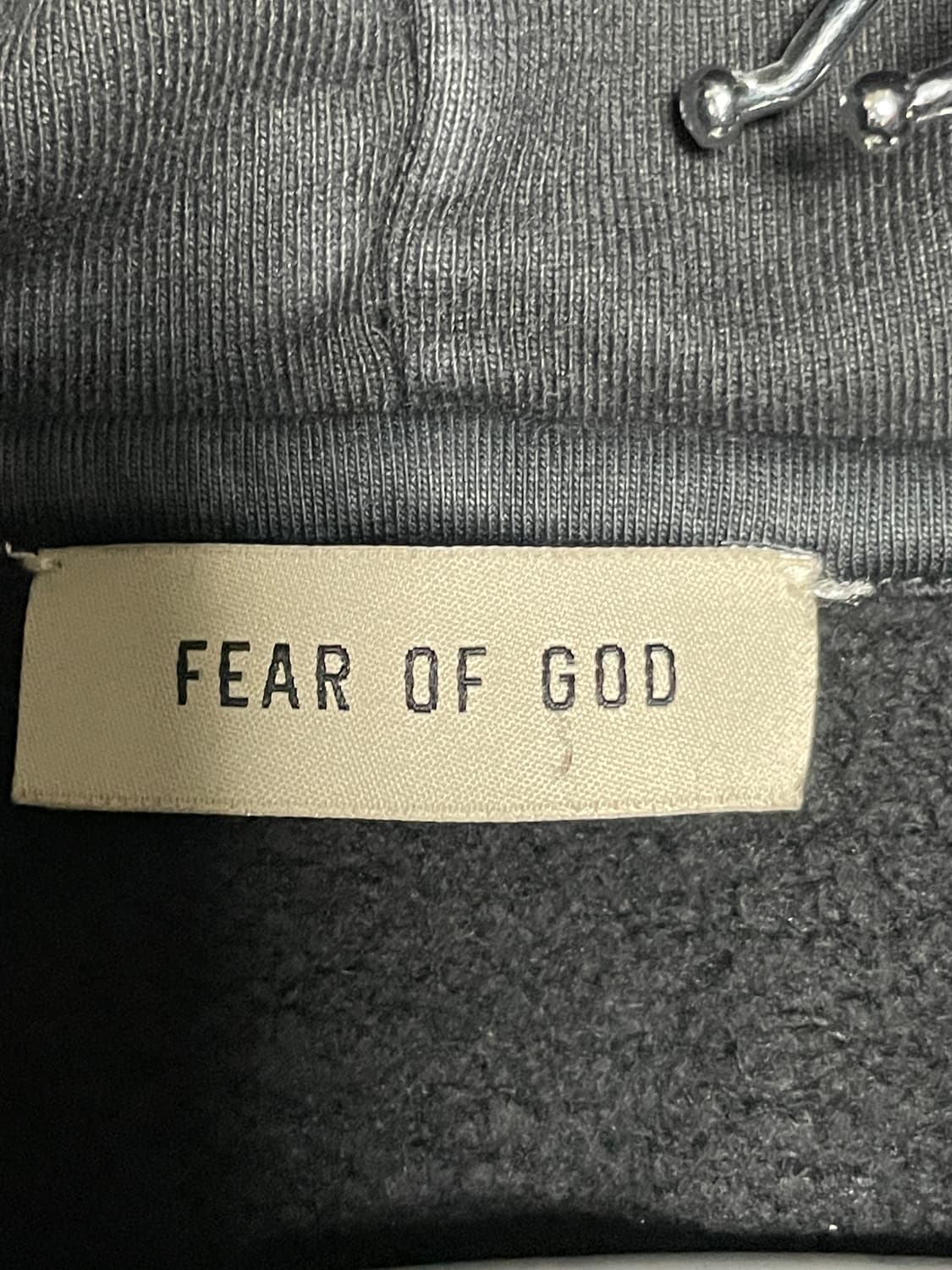 [M,105] 피어오브갓 8th 후드집업 페이드 블랙 상품이미지7