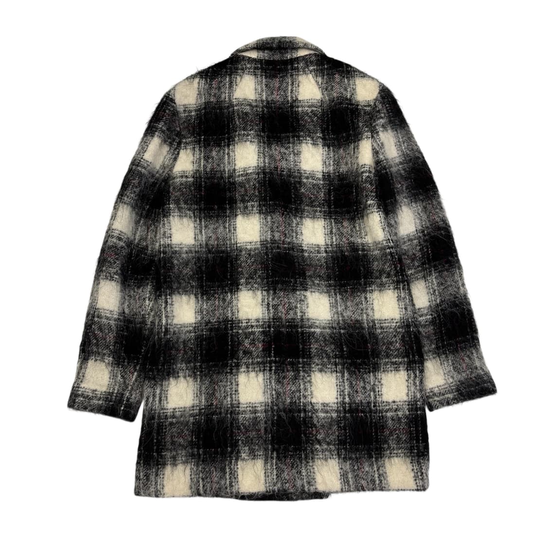 띠어리 Shaggy Plaid Coat 상품이미지5