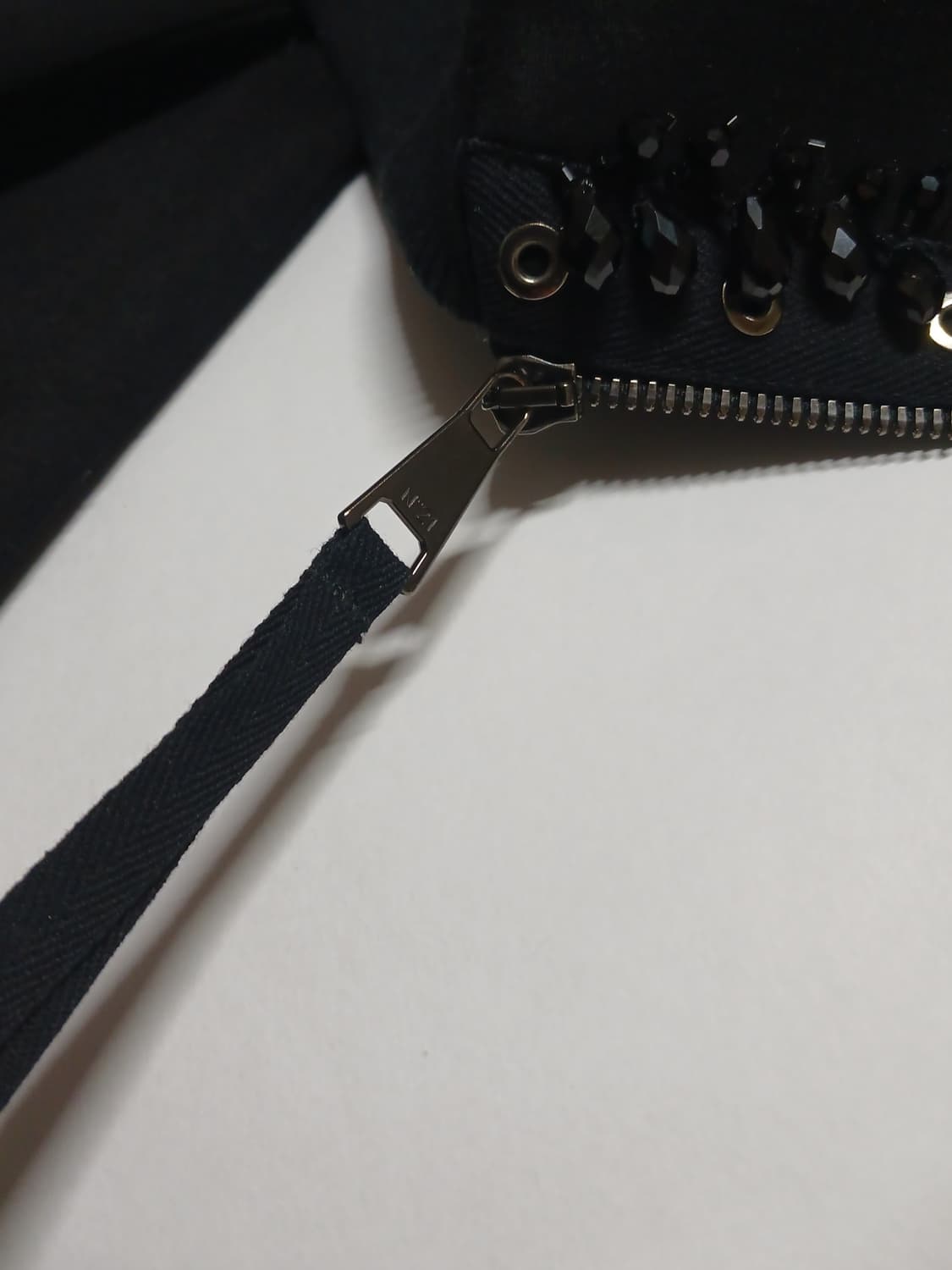 넘버투애니원 N21 자수 비즈장식 봄버 자켓 상품이미지4