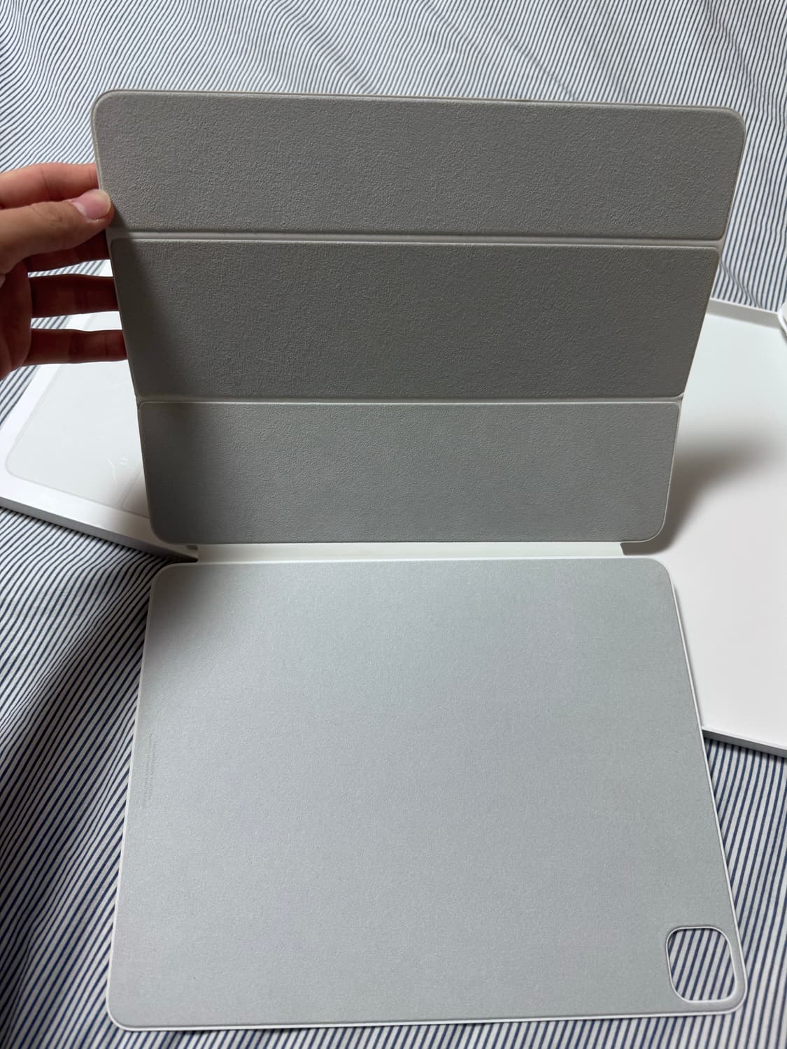 아이패드 프로 12.9 정품 스마트 폴리오 케이스 화이트 상품이미지7