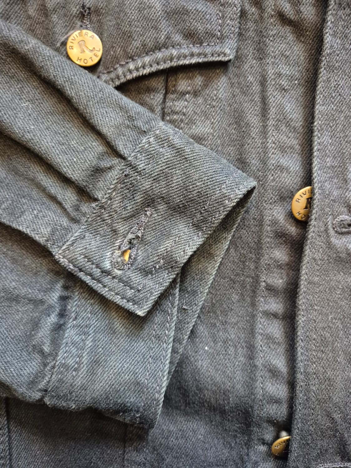 리비에라 블랙 데님 자켓 -XXL 상품이미지7