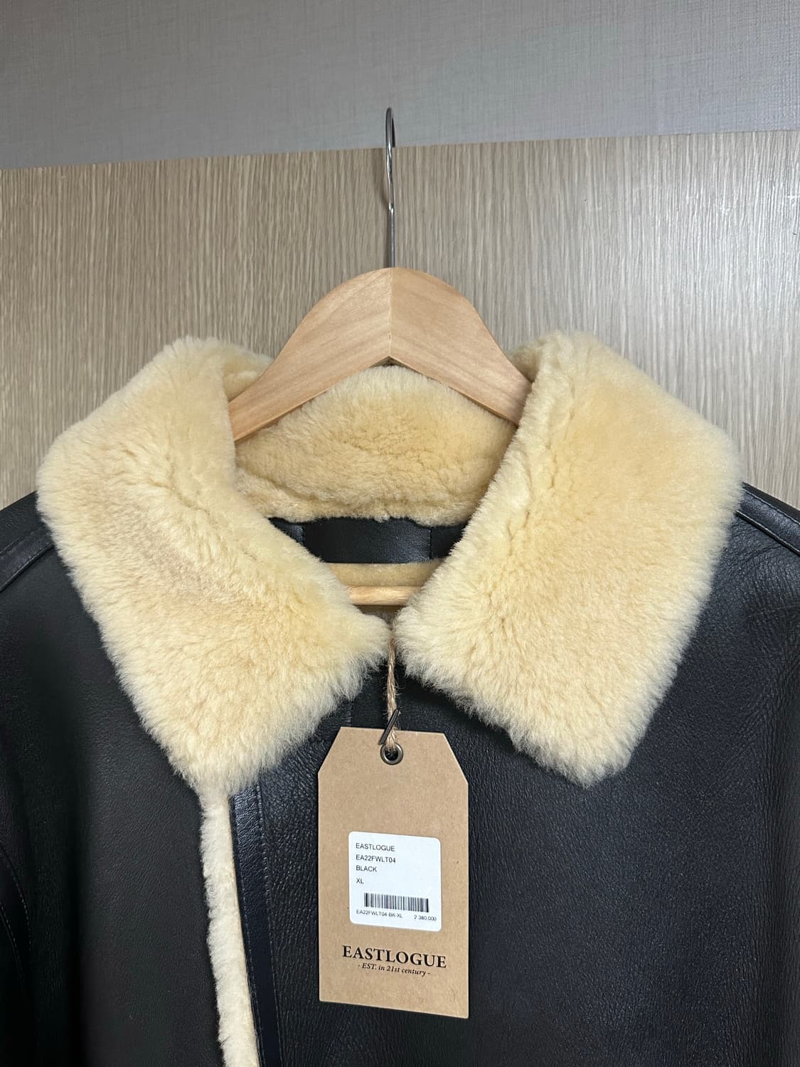 이스트로그 USN피코트 무스탕 XL 새상품 저렴하게 팝니다 상품이미지2