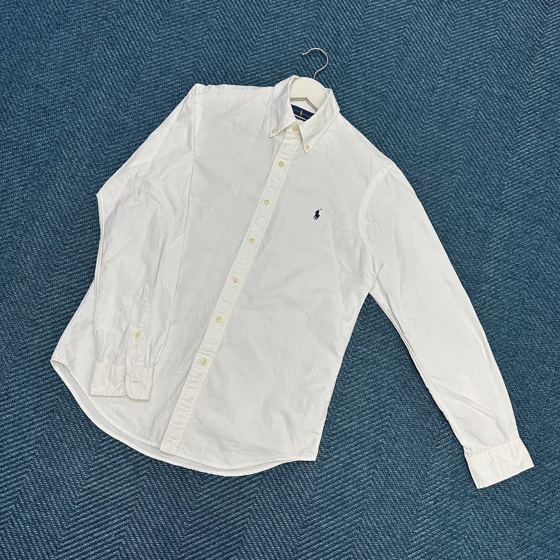 [S] 폴로 흰 셔츠 상품이미지1