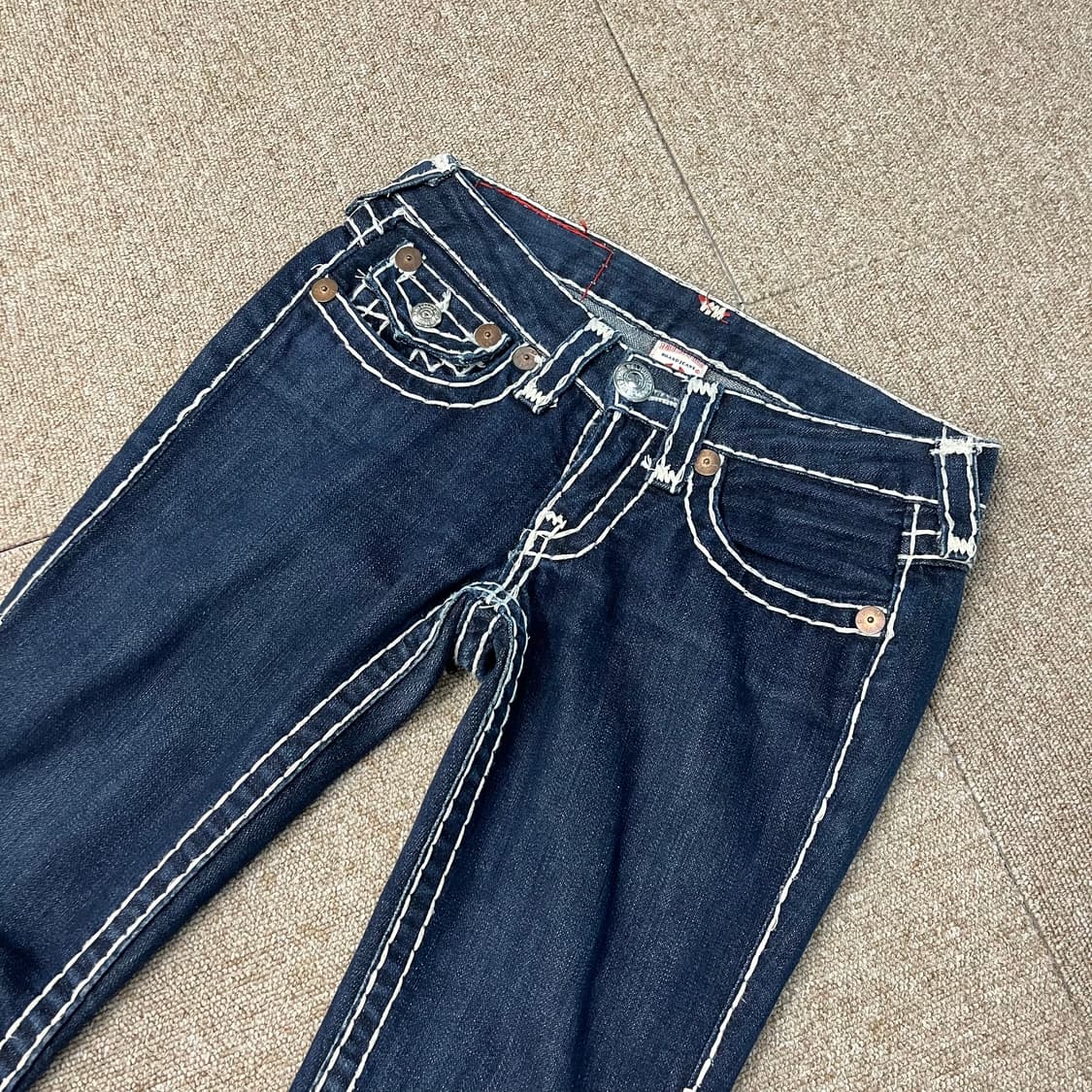  트루릴리전 데님 스카치 부츠컷 데님 팬츠 상품이미지3