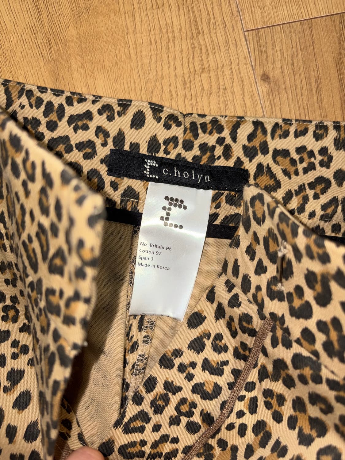 레오파드 바지 상품이미지1