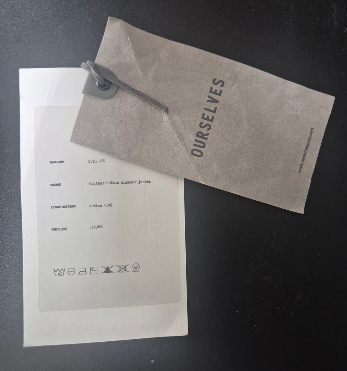 아워셀브즈 빈티지 코튼 슬럼버자켓 2사이즈 상품이미지3