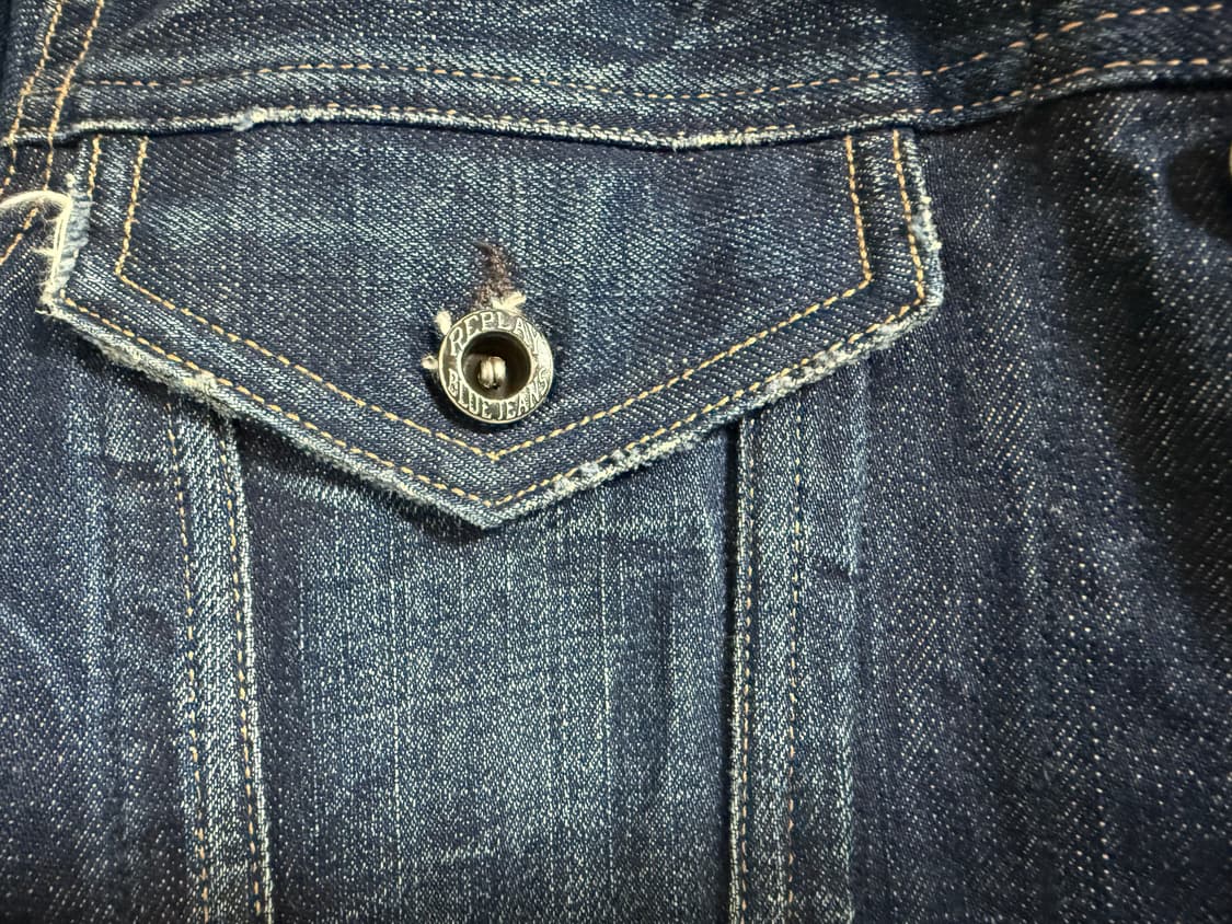 replay 리플레이 데님 청자켓 S 상품이미지3