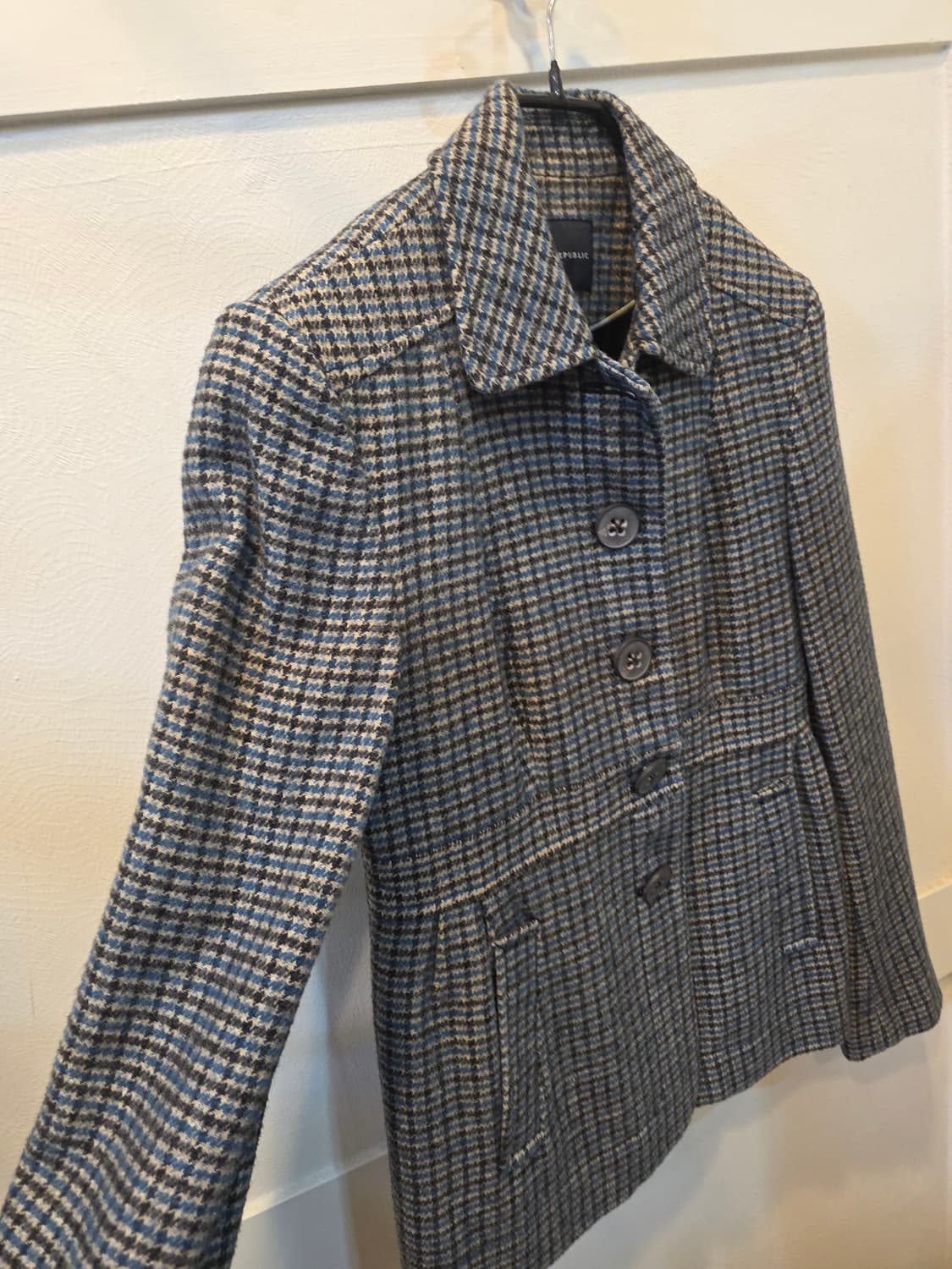 바나나리퍼블릭 체크 패턴 자켓 4사이즈 상품이미지3